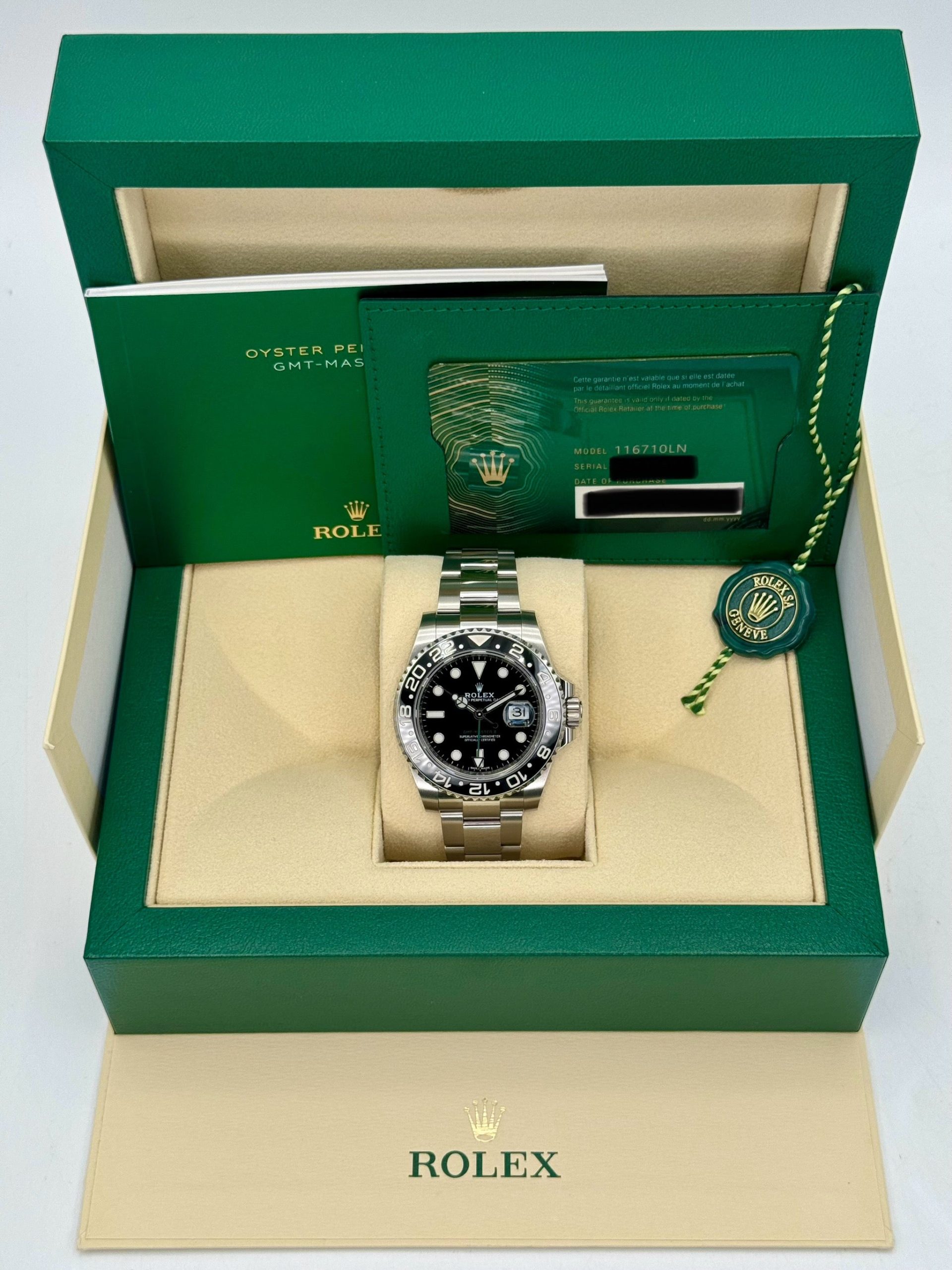 NEW OLD STOCK 2020 Rolex GMT-Master II 40mm 116710LN Black Dial - Image 11