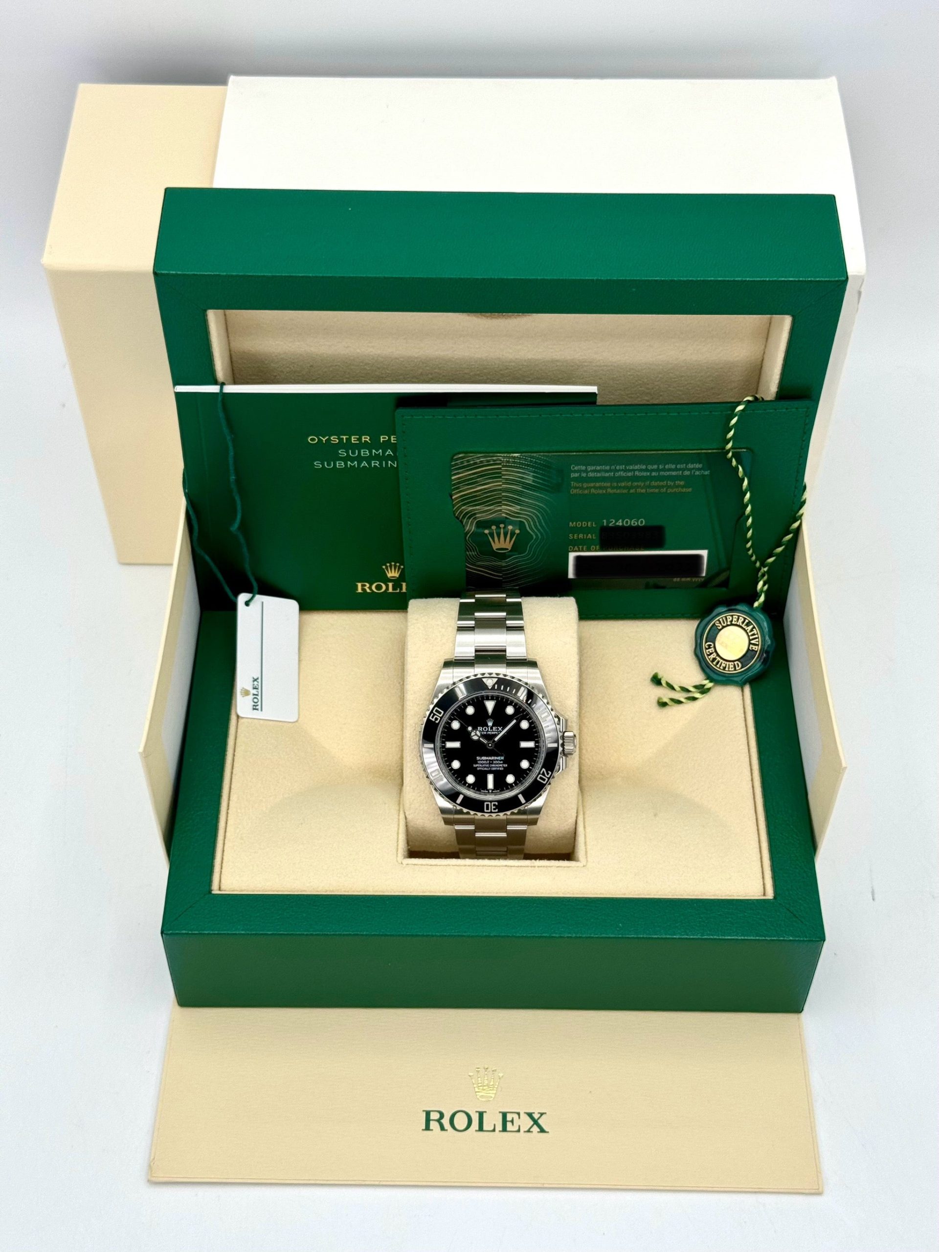2022 Rolex Submariner 41mm 124060 Stainless Steel Black Dial - Image 12