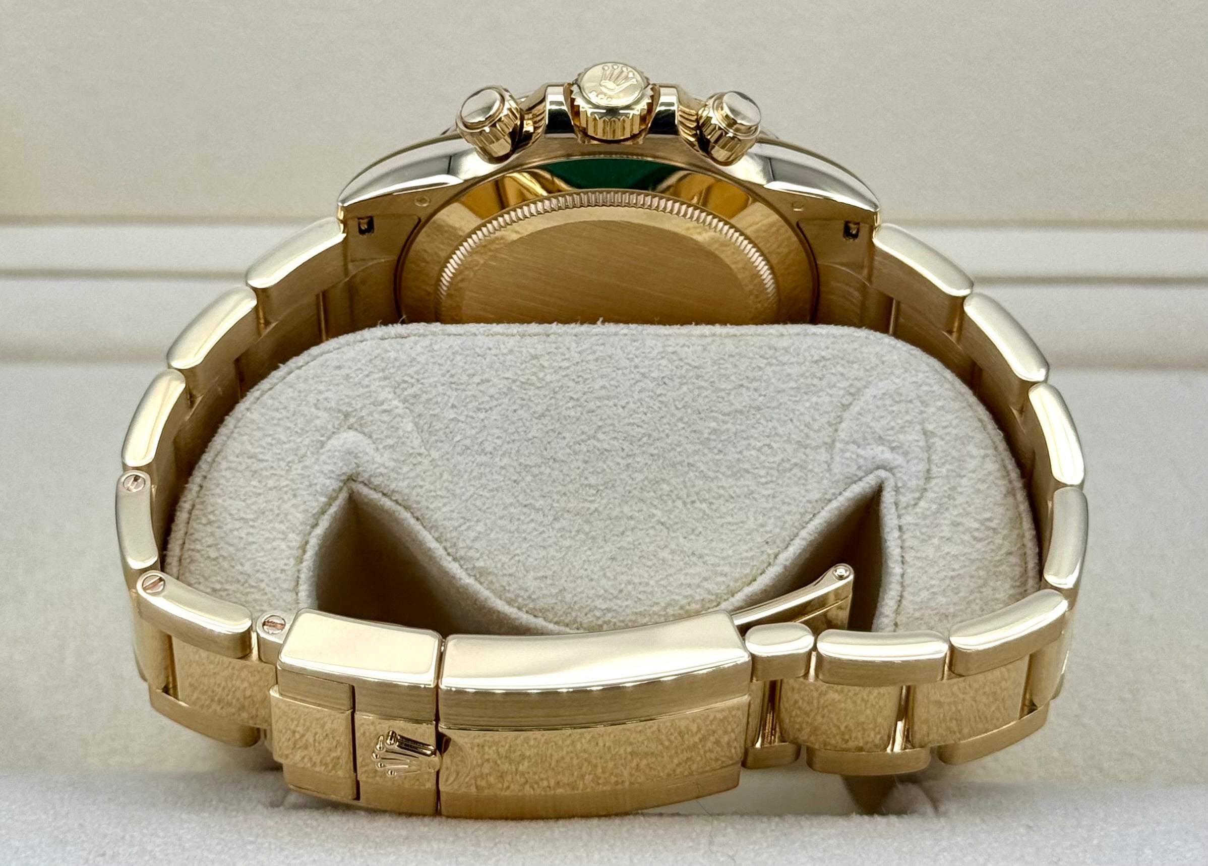 2022 Rolex Daytona "John Mayer" 40mm 116508 Yellow Gold Green Dial - Image 9