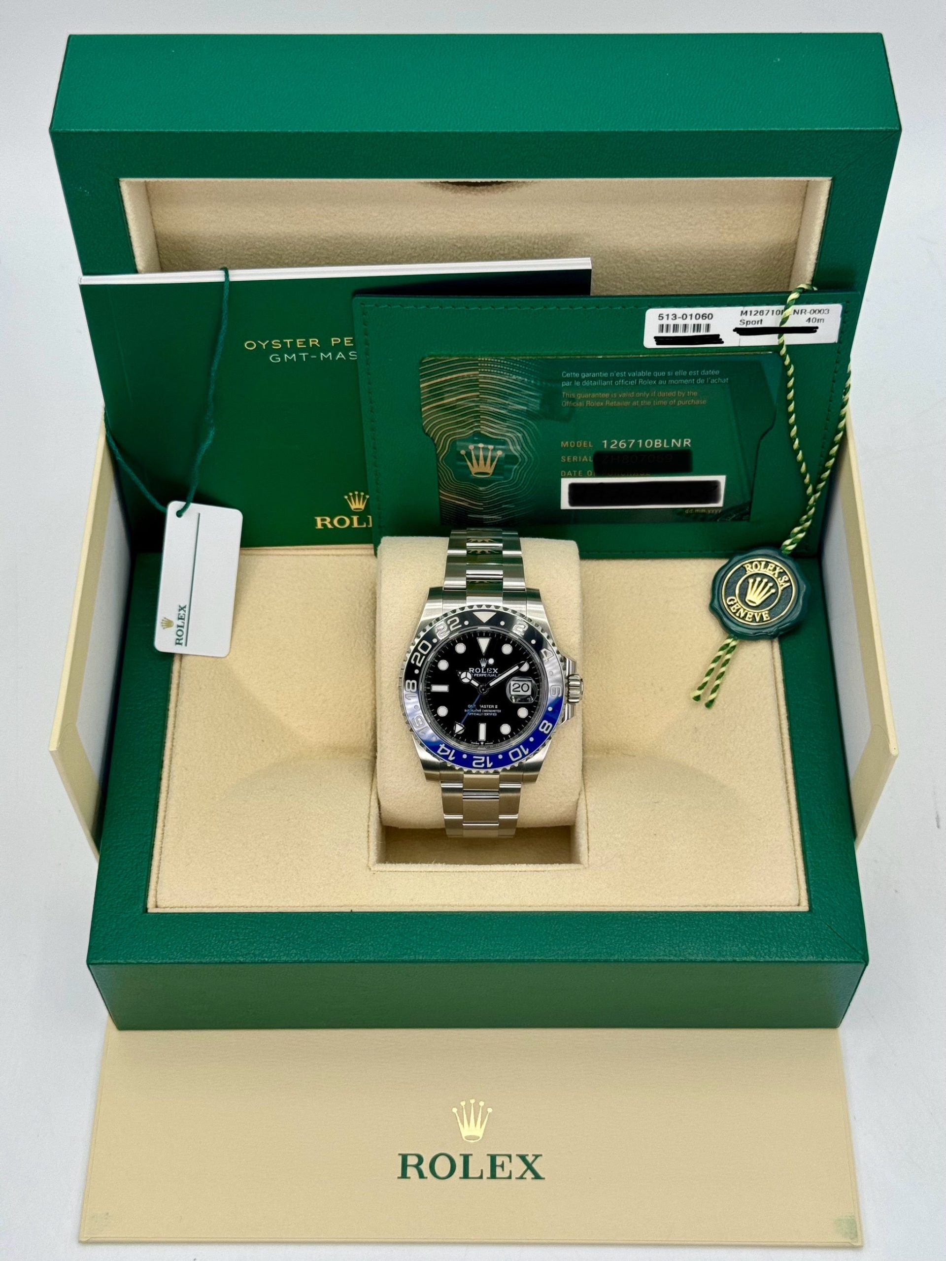2023 Rolex GMT-Master II "Batman" 40mm 126710BLNR Oyster - Image 11