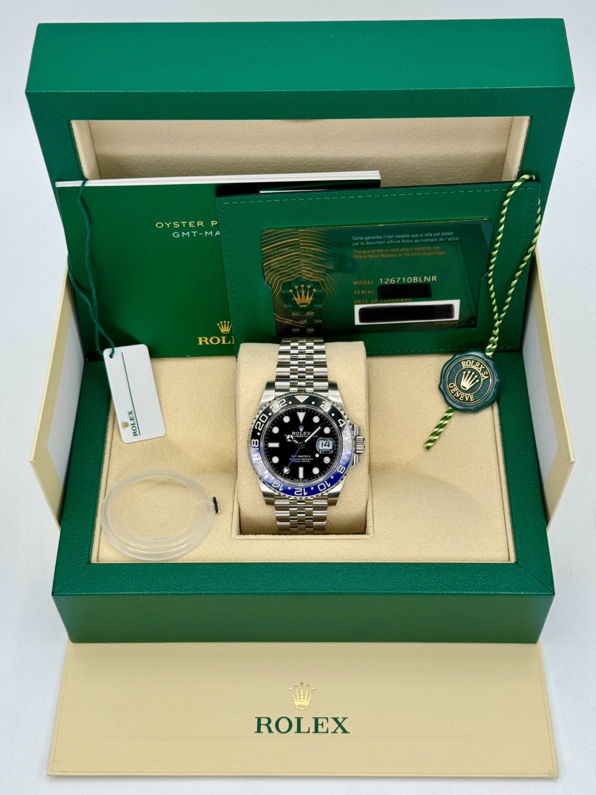NEW 2024 Rolex GMT-Master II "Batgirl" 40mm 126710BLNR Jubilee - Image 11