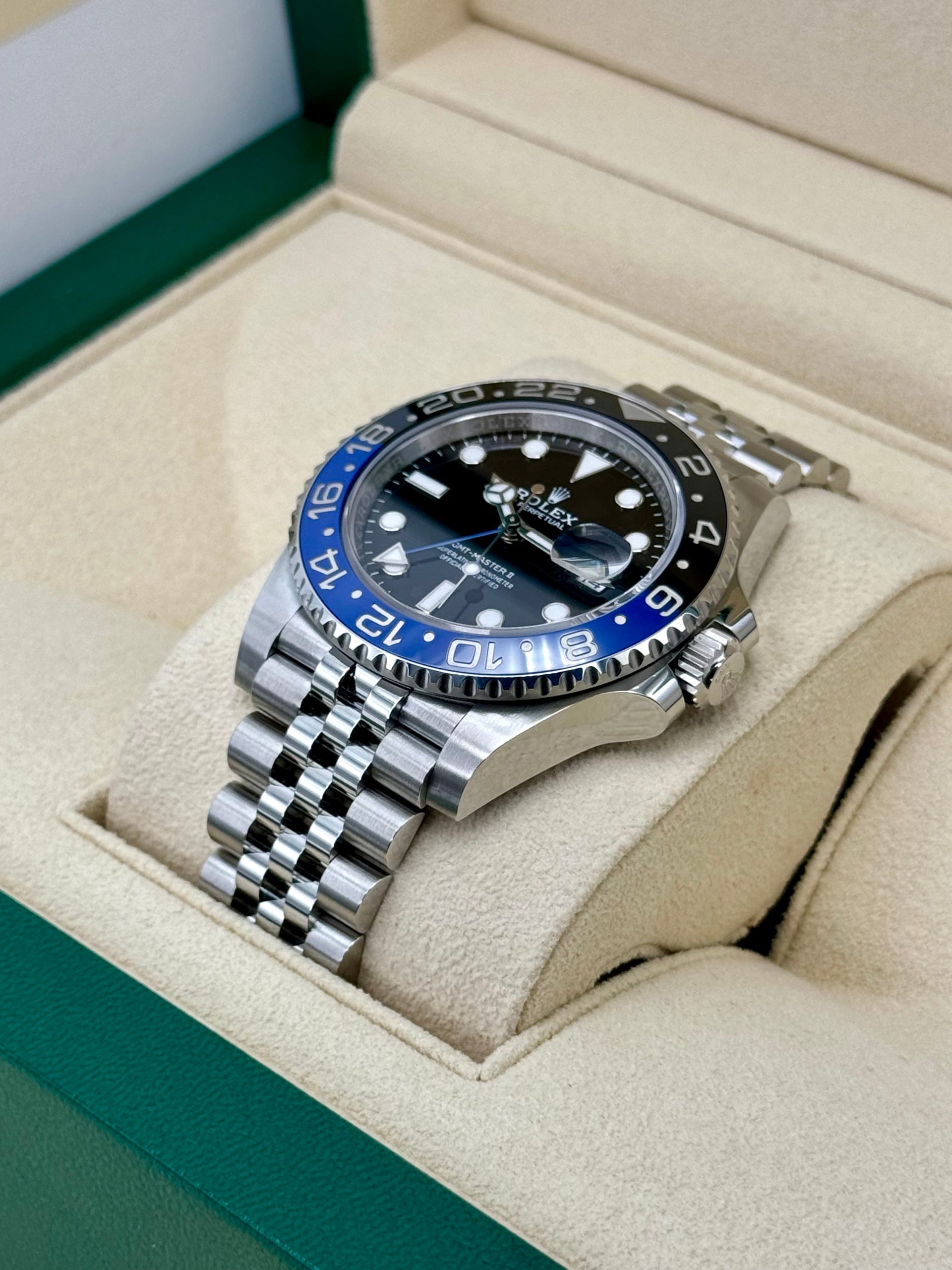 NEW 2024 Rolex GMT-Master II "Batgirl" 40mm 126710BLNR Jubilee - Image 5