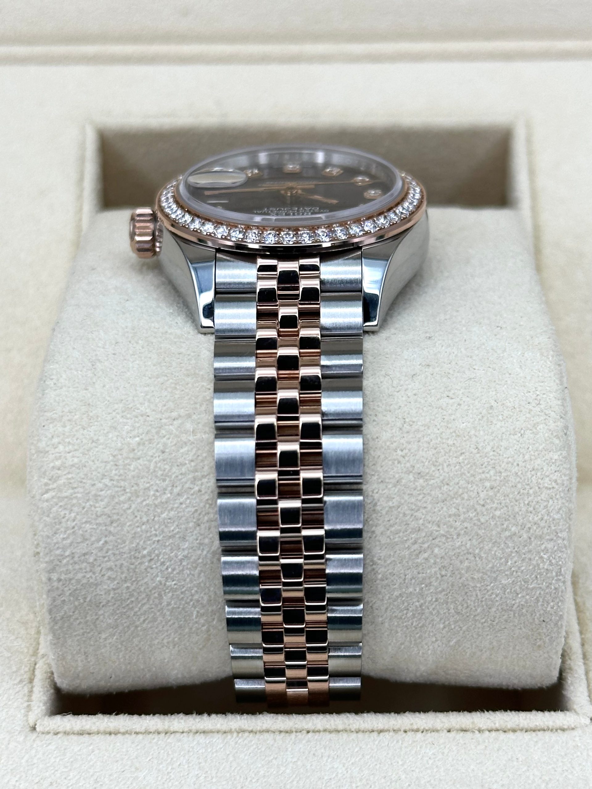 2017 Rolex Lady-Datejust 28mm 279381RBR Two-Tone Purple Diamond Dial - Image 4