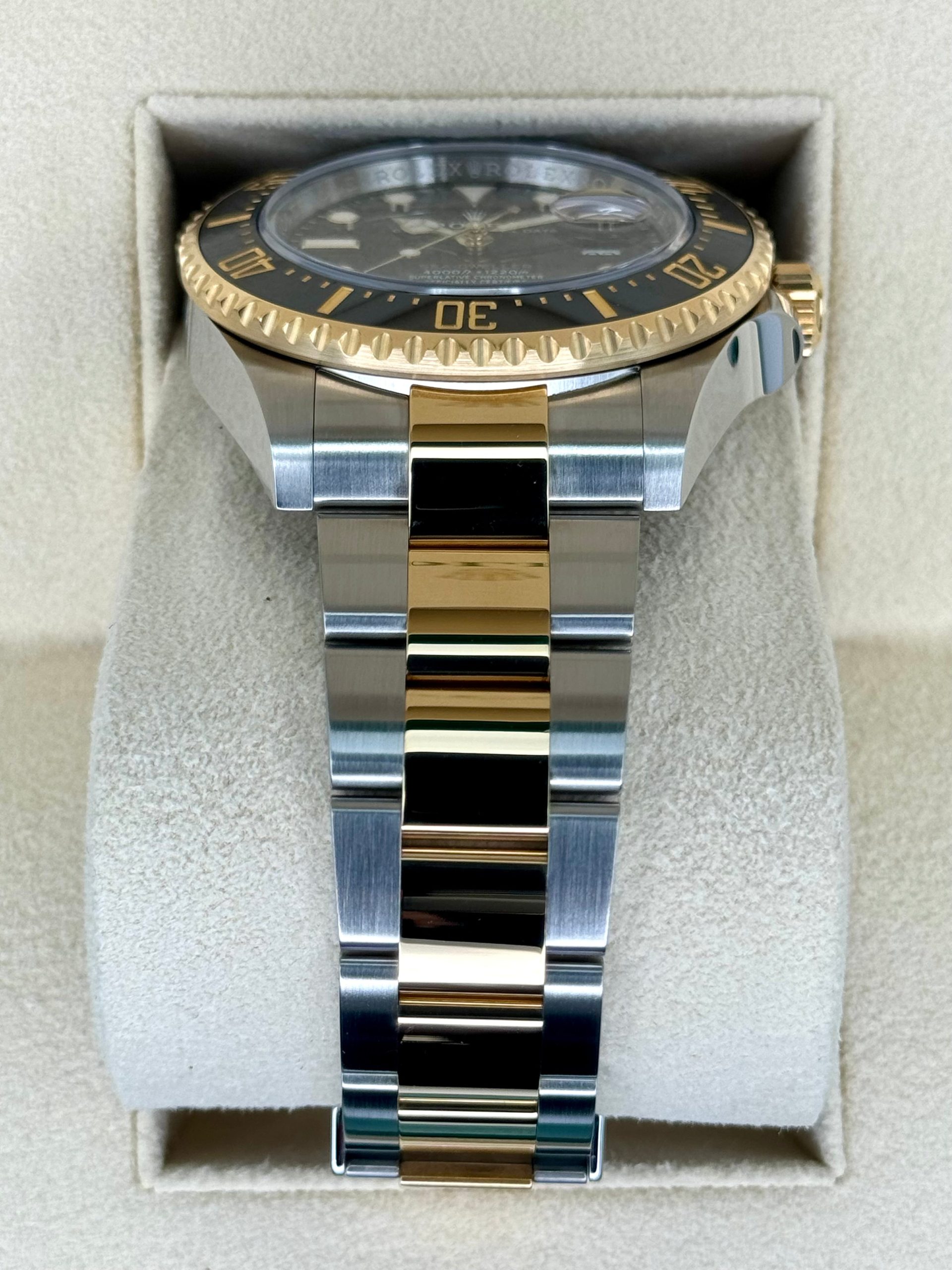 2022 Rolex Sea-Dweller 43mm 126603 Two-Tone Black Dial - Image 3