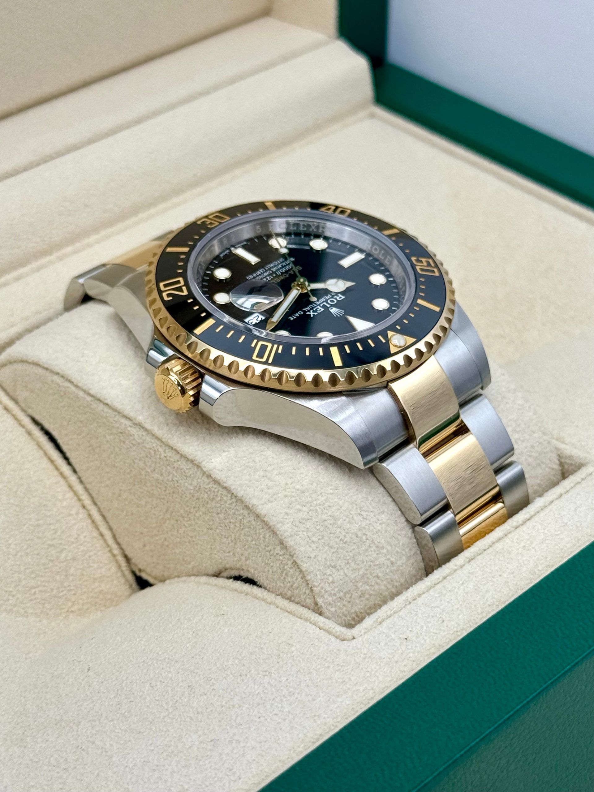 2022 Rolex Sea-Dweller 43mm 126603 Two-Tone Black Dial - Image 8