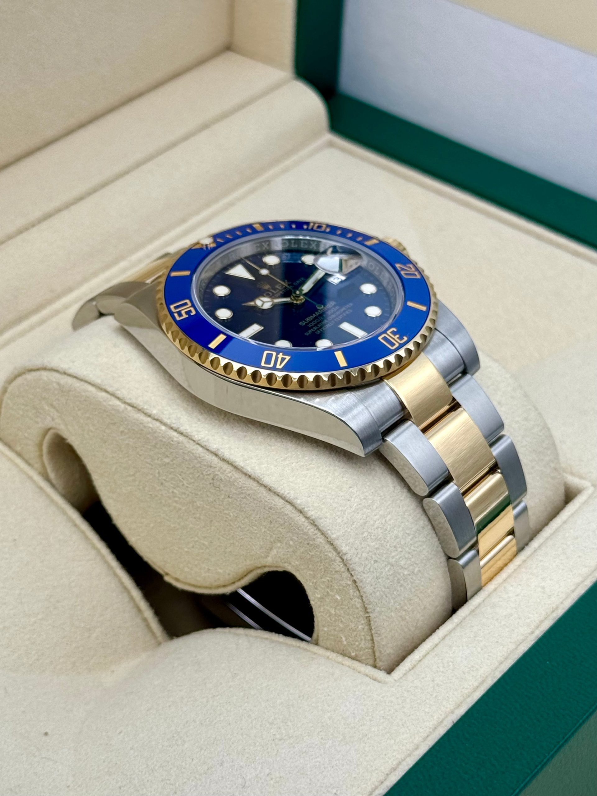 2020 Rolex Submariner "Bluesy" 40mm 116613LB Two-Tone Blue Dial - Image 6