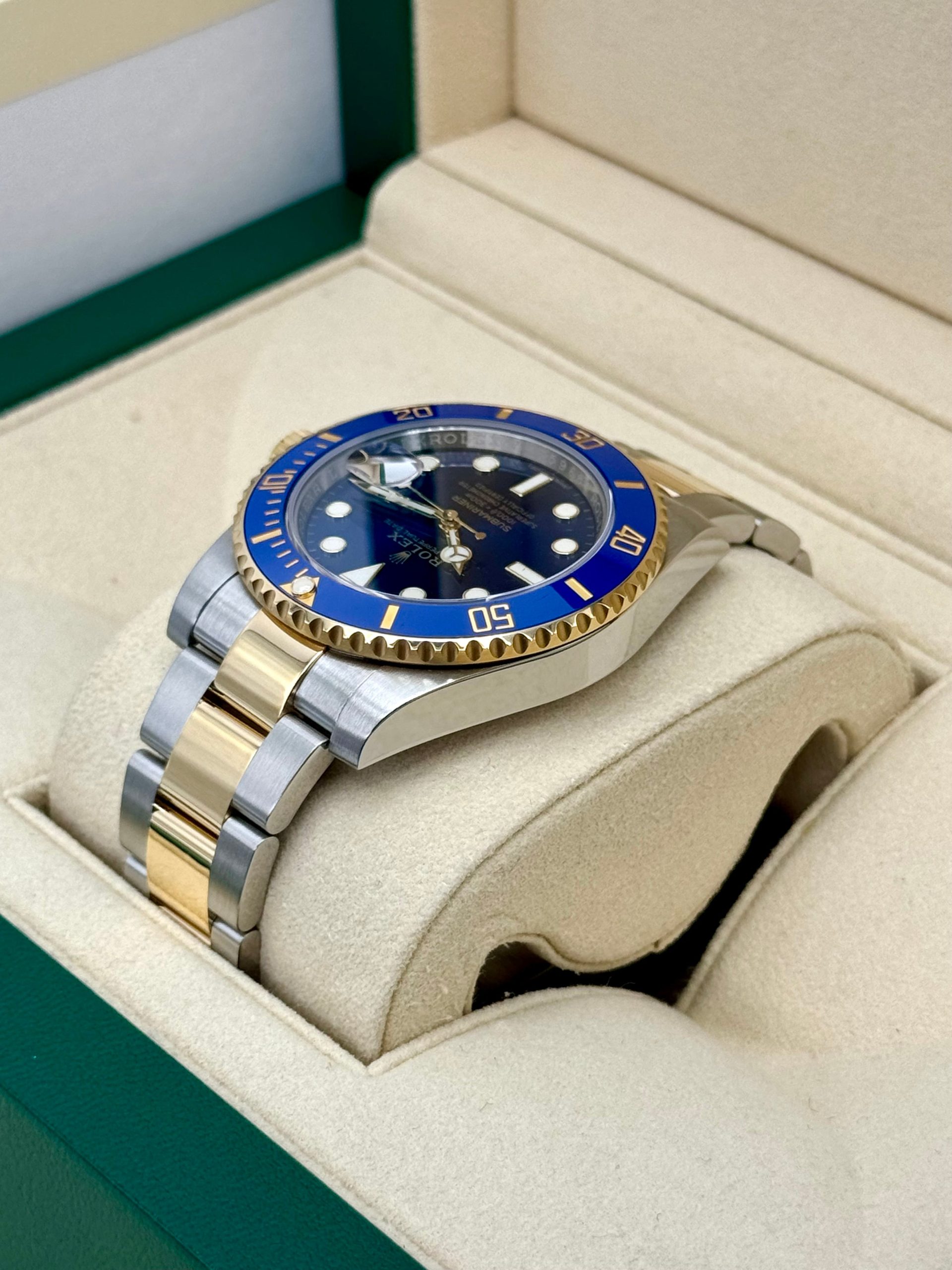 2020 Rolex Submariner "Bluesy" 40mm 116613LB Two-Tone Blue Dial - Image 7