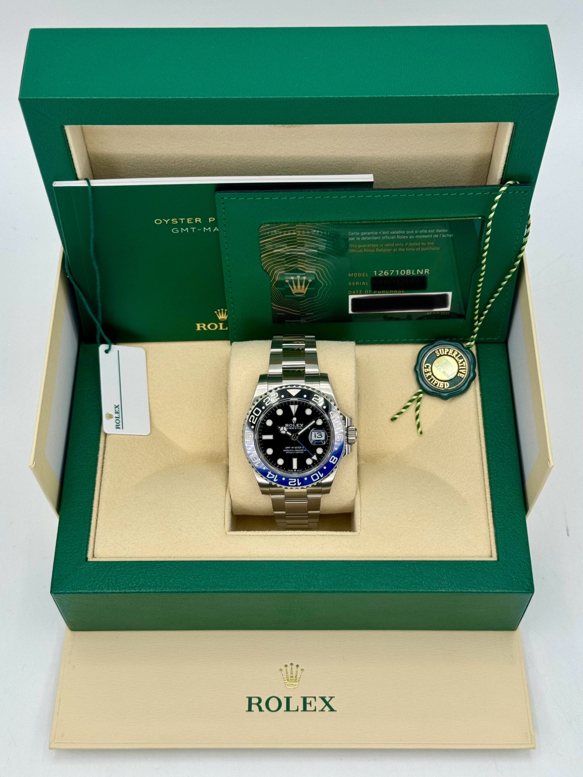 2022 Rolex GMT-Master II "Batman" 40mm 126710BLNR Oyster - Image 11