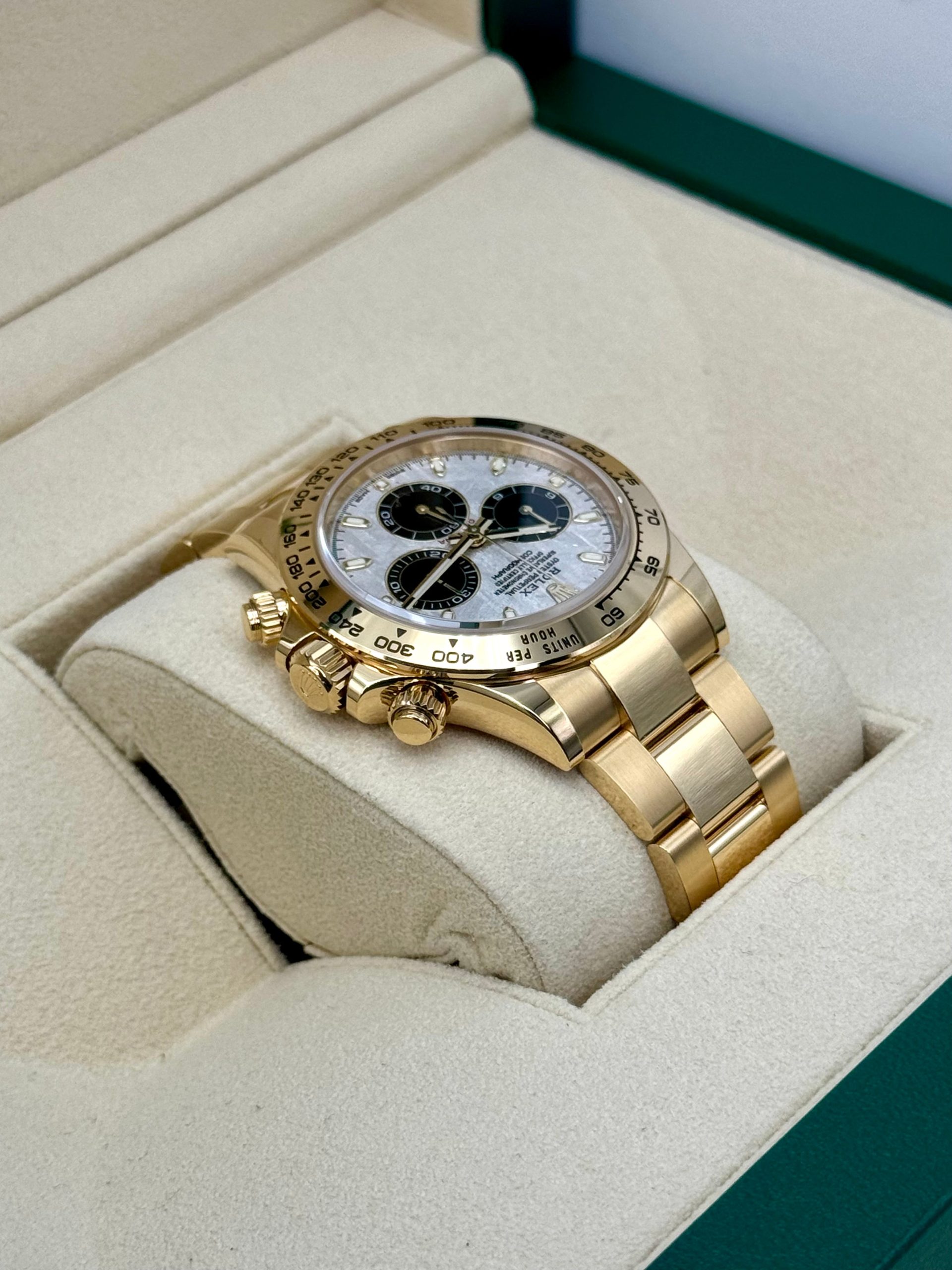 NEW 2023 Rolex Daytona 40mm 116508 Yellow Gold Meteorite Dial - Image 8