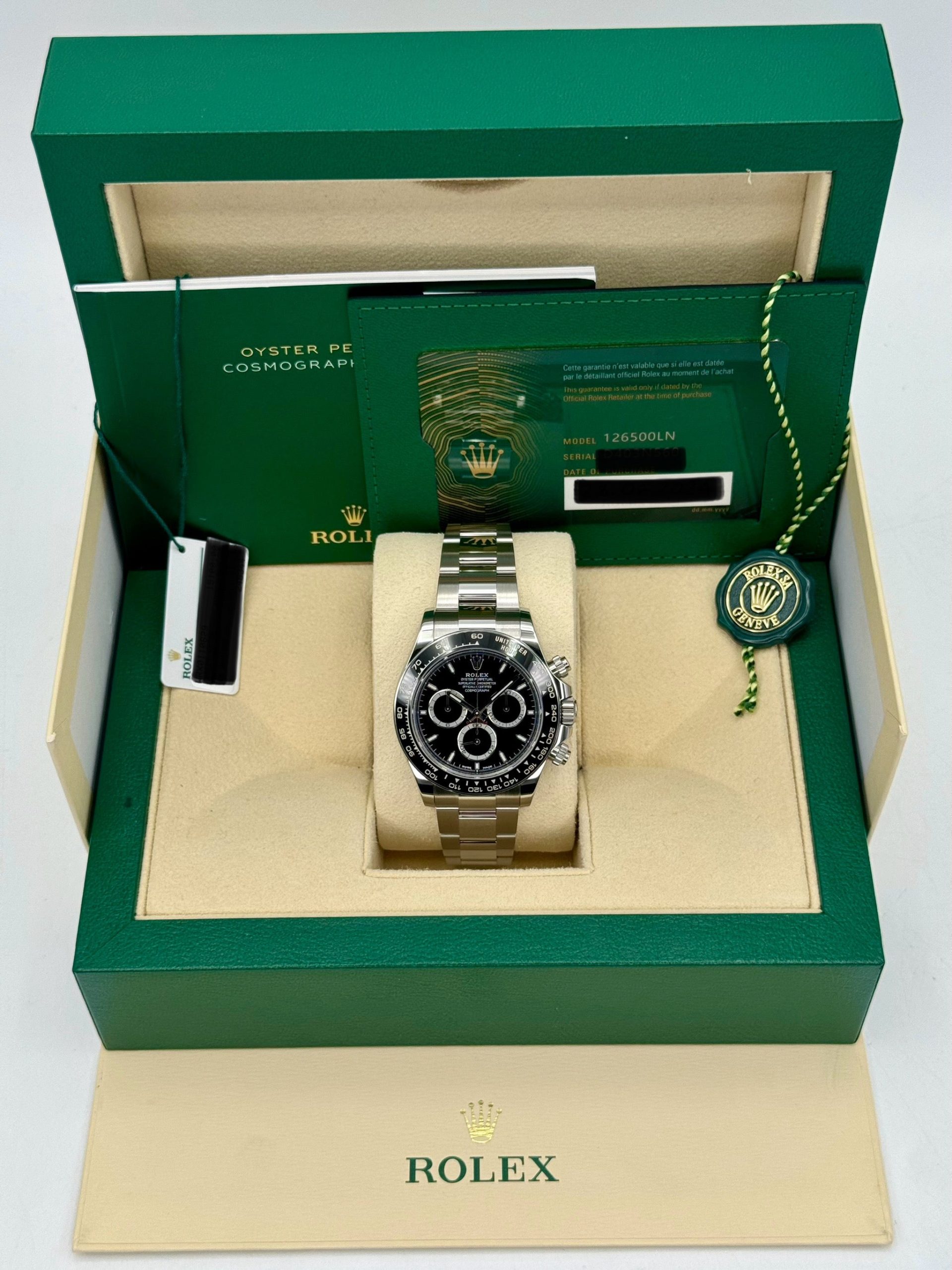 2024 Rolex Daytona 40mm 126500LN Stainless Steel Black Dial - Image 11