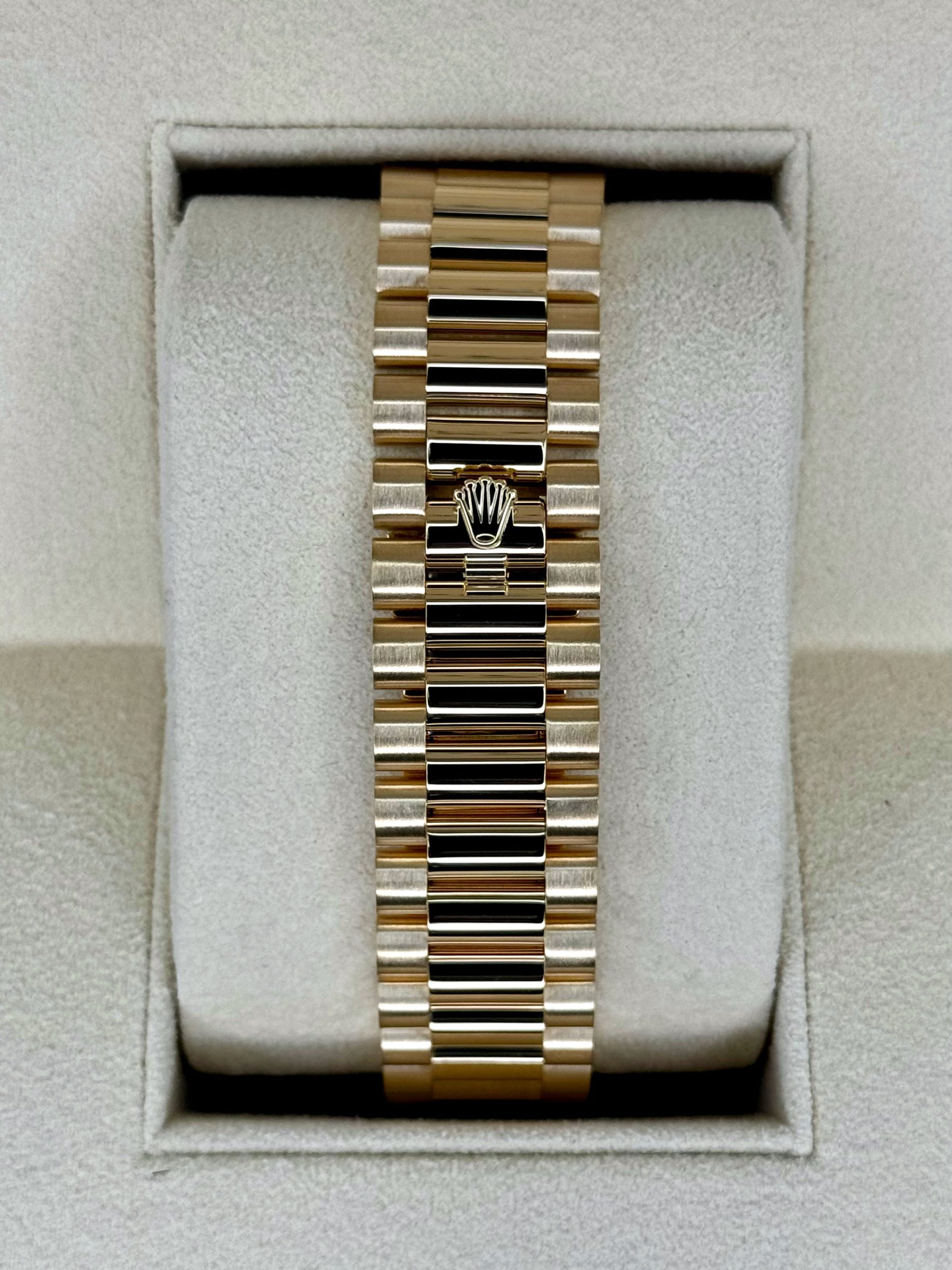 2023 Rolex Day-Date 40mm 228238 Black Diamond Baguette Dial - Image 2