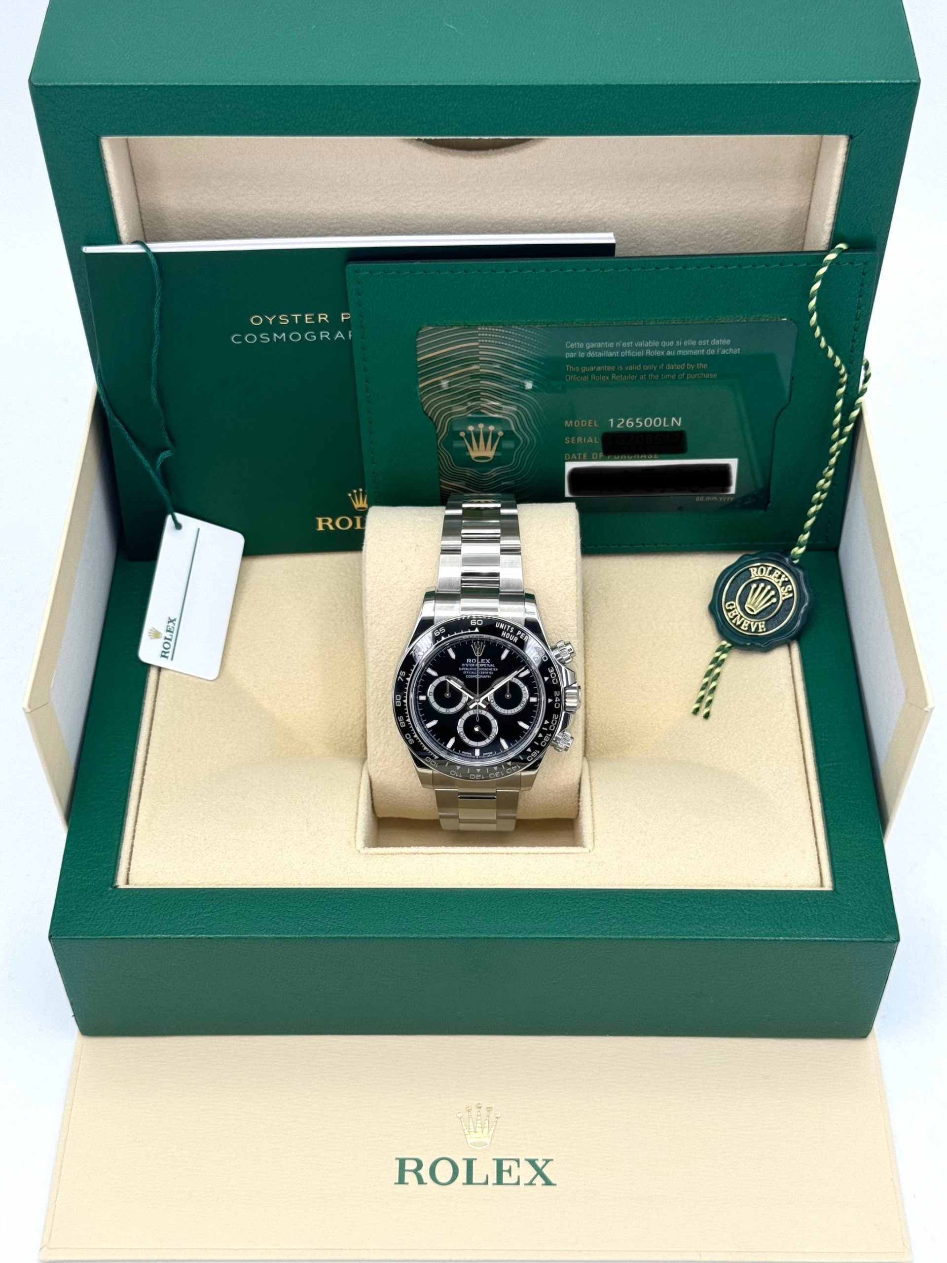 2024 Rolex Daytona 40mm 126500LN Stainless Steel Black Dial - Image 11