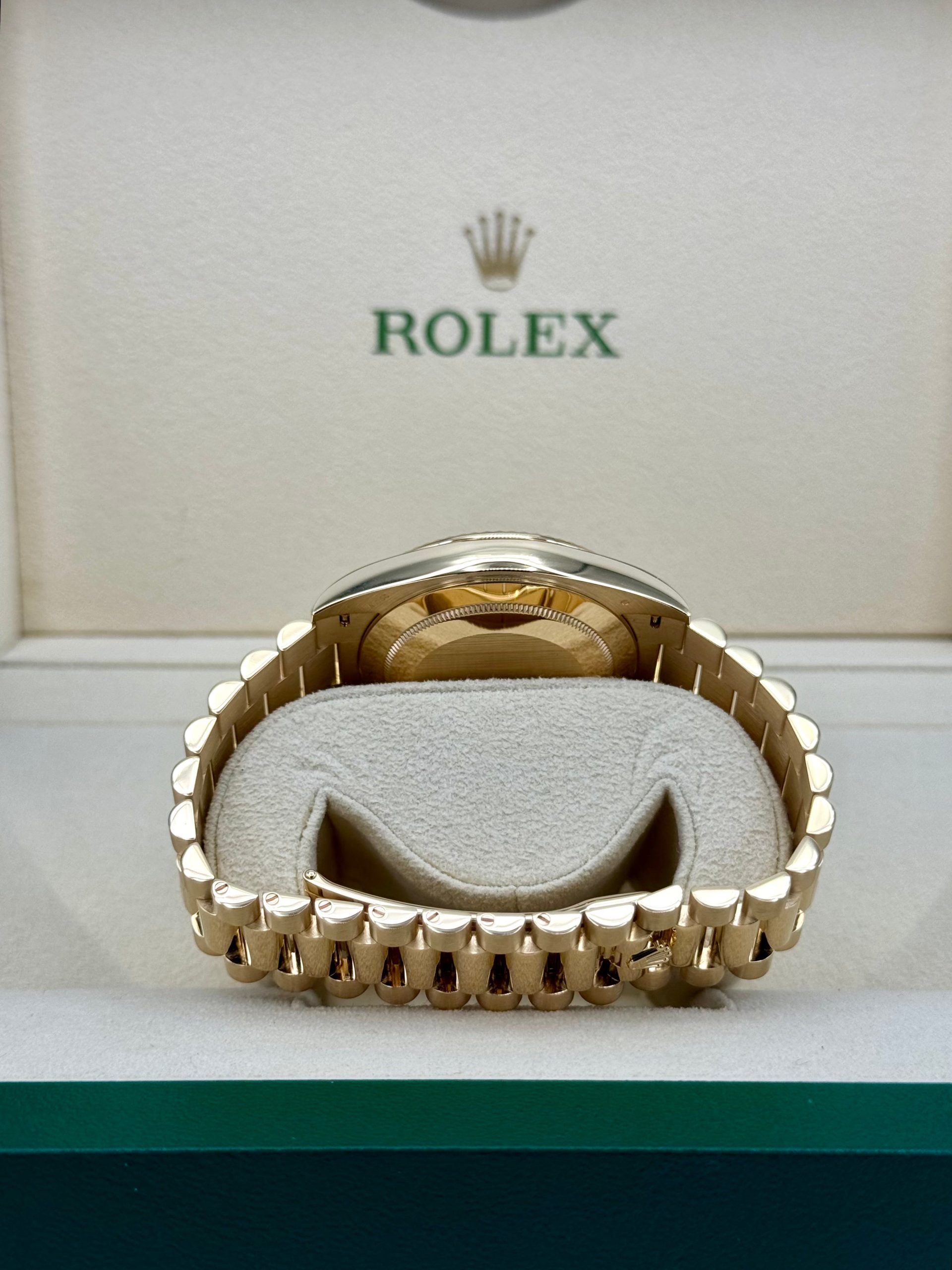 2023 Rolex Day-Date 40mm 228238 Black Diamond Baguette Dial - Image 10