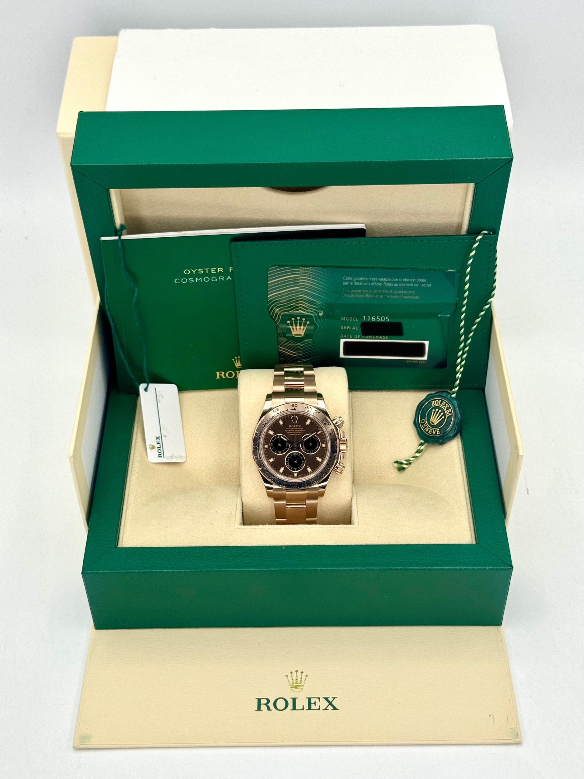 2022 Rolex Daytona 40mm 116505 Rose Gold Chocolate Dial - Image 12