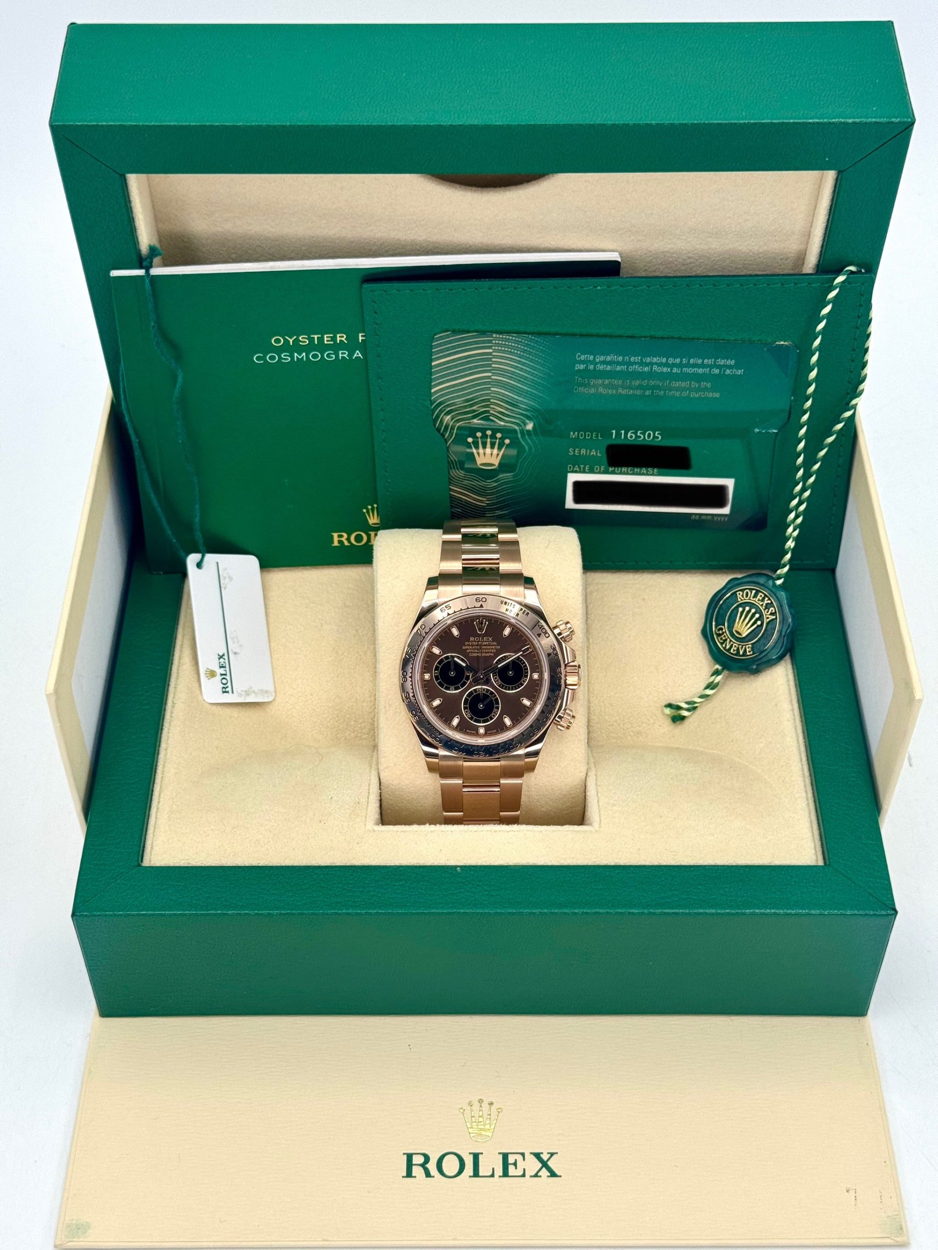 2022 Rolex Daytona 40mm 116505 Rose Gold Chocolate Dial - Image 11