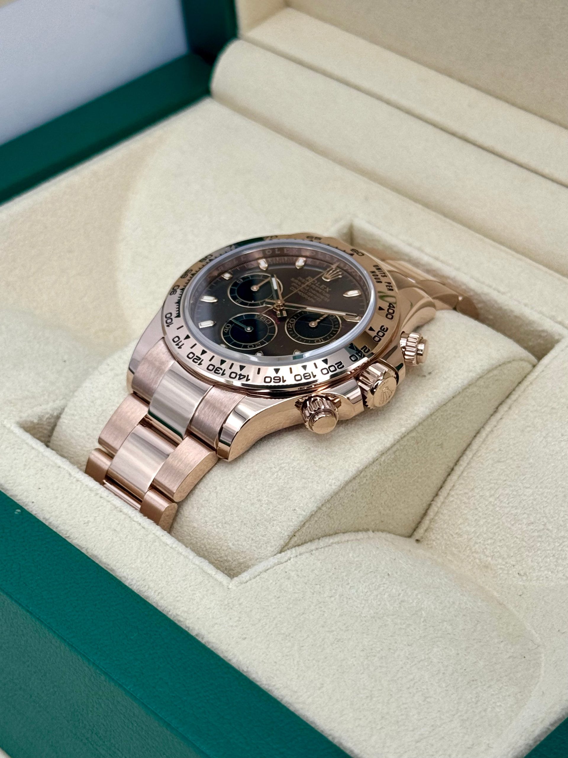 2022 Rolex Daytona 40mm 116505 Rose Gold Chocolate Dial - Image 5