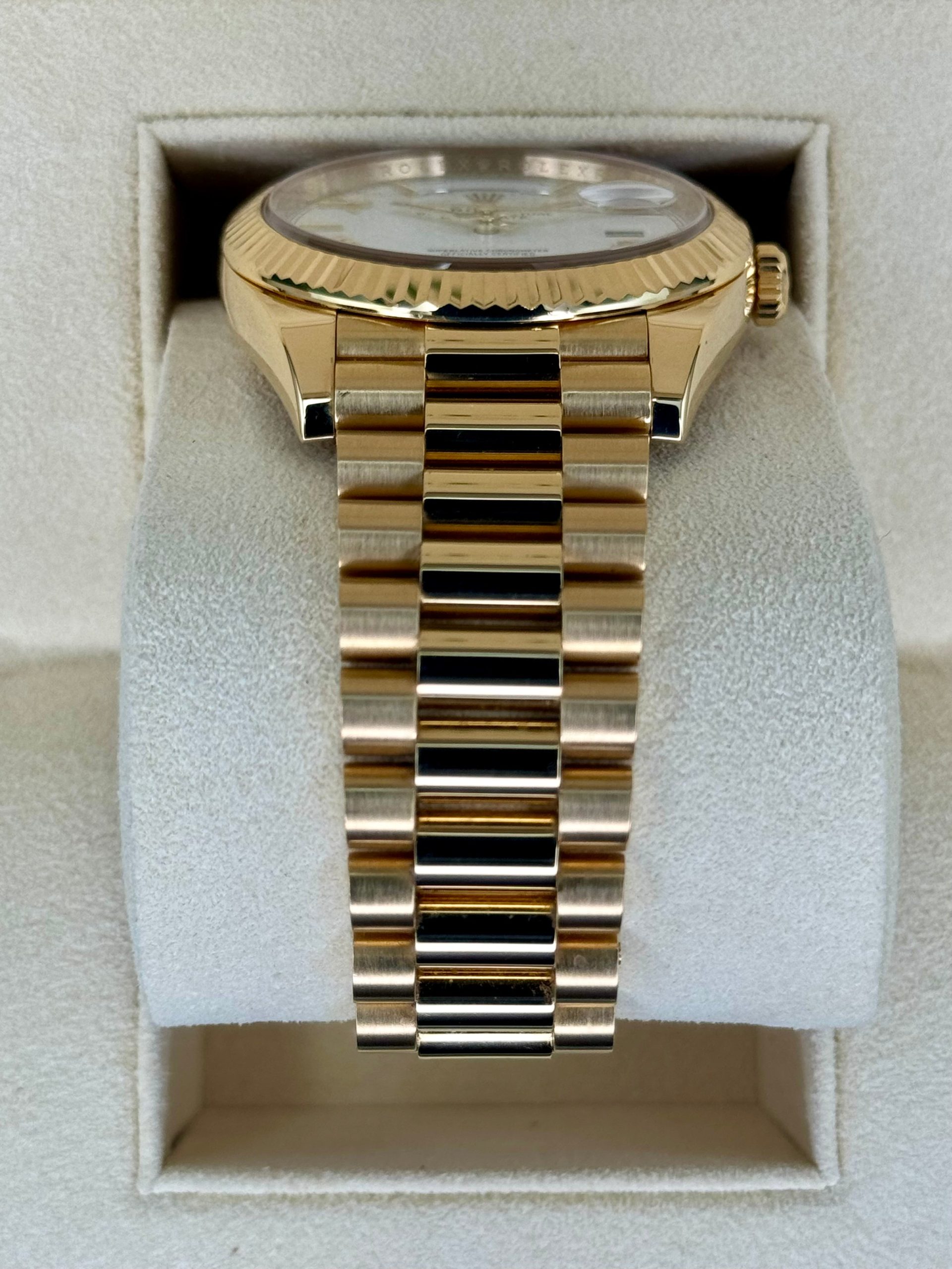 2019 Rolex Day-Date 40mm 228238 Presidential White Dial - Image 3