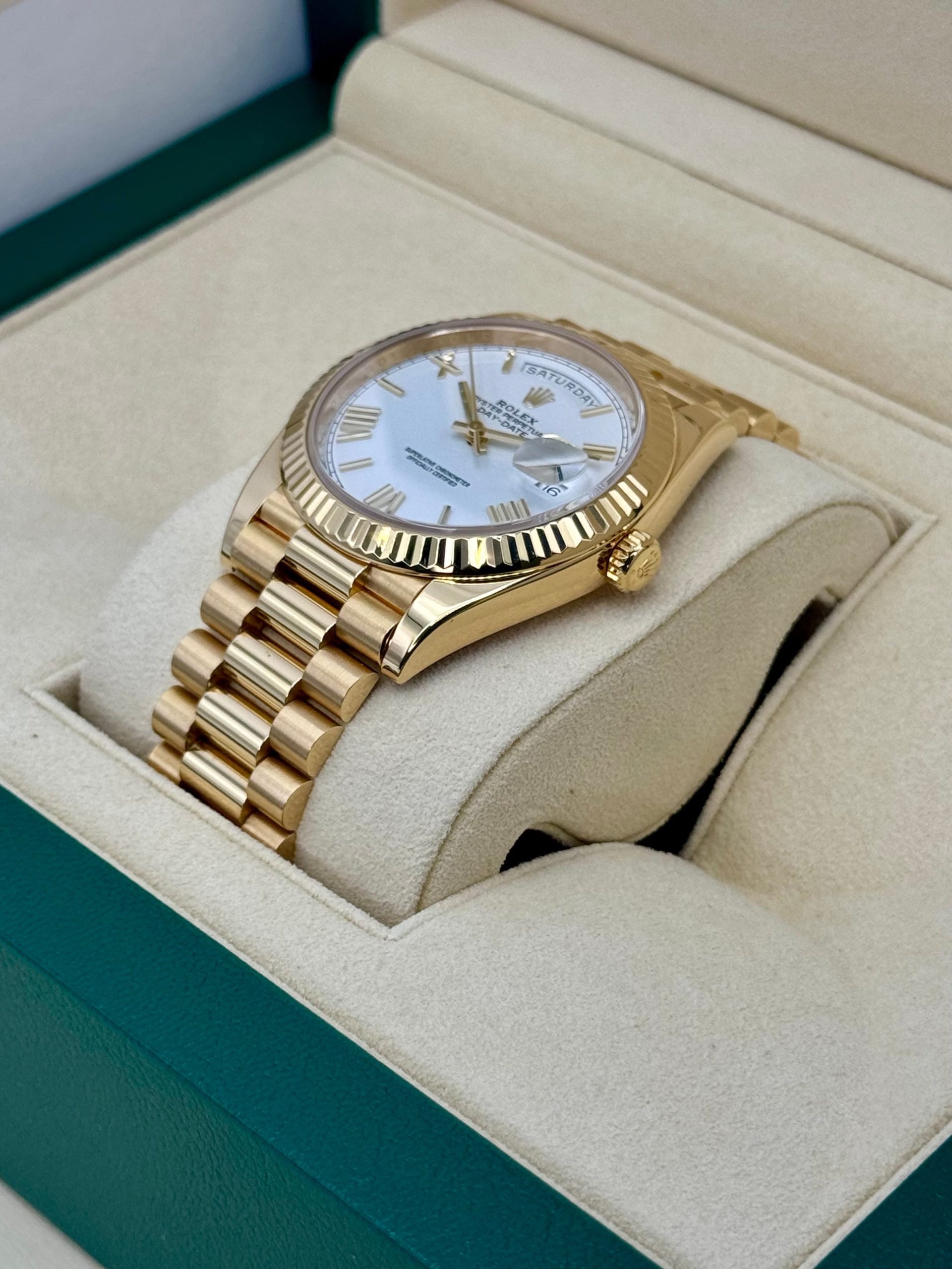 2019 Rolex Day-Date 40mm 228238 Presidential White Dial - Image 5