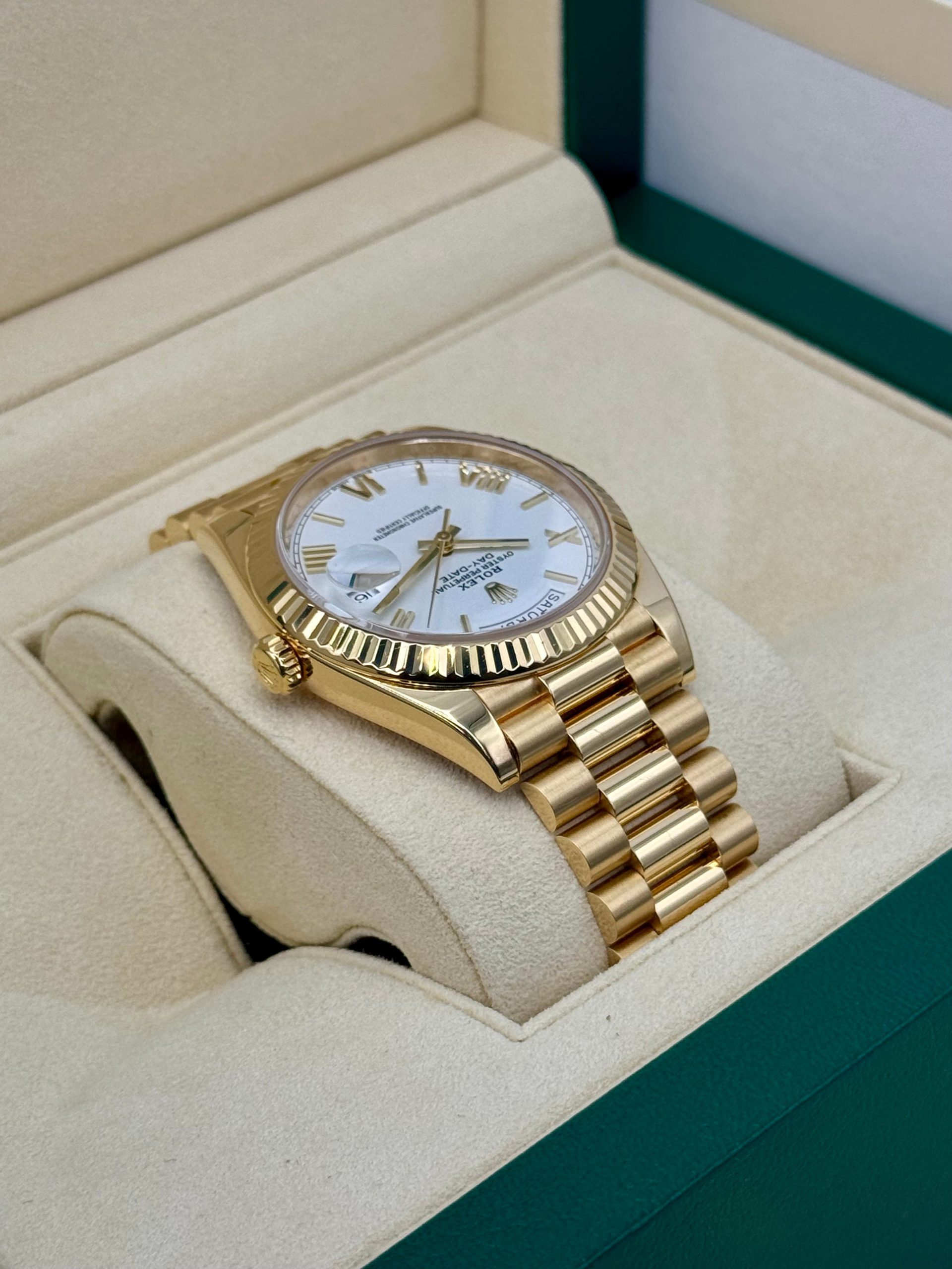 2019 Rolex Day-Date 40mm 228238 Presidential White Dial - Image 8