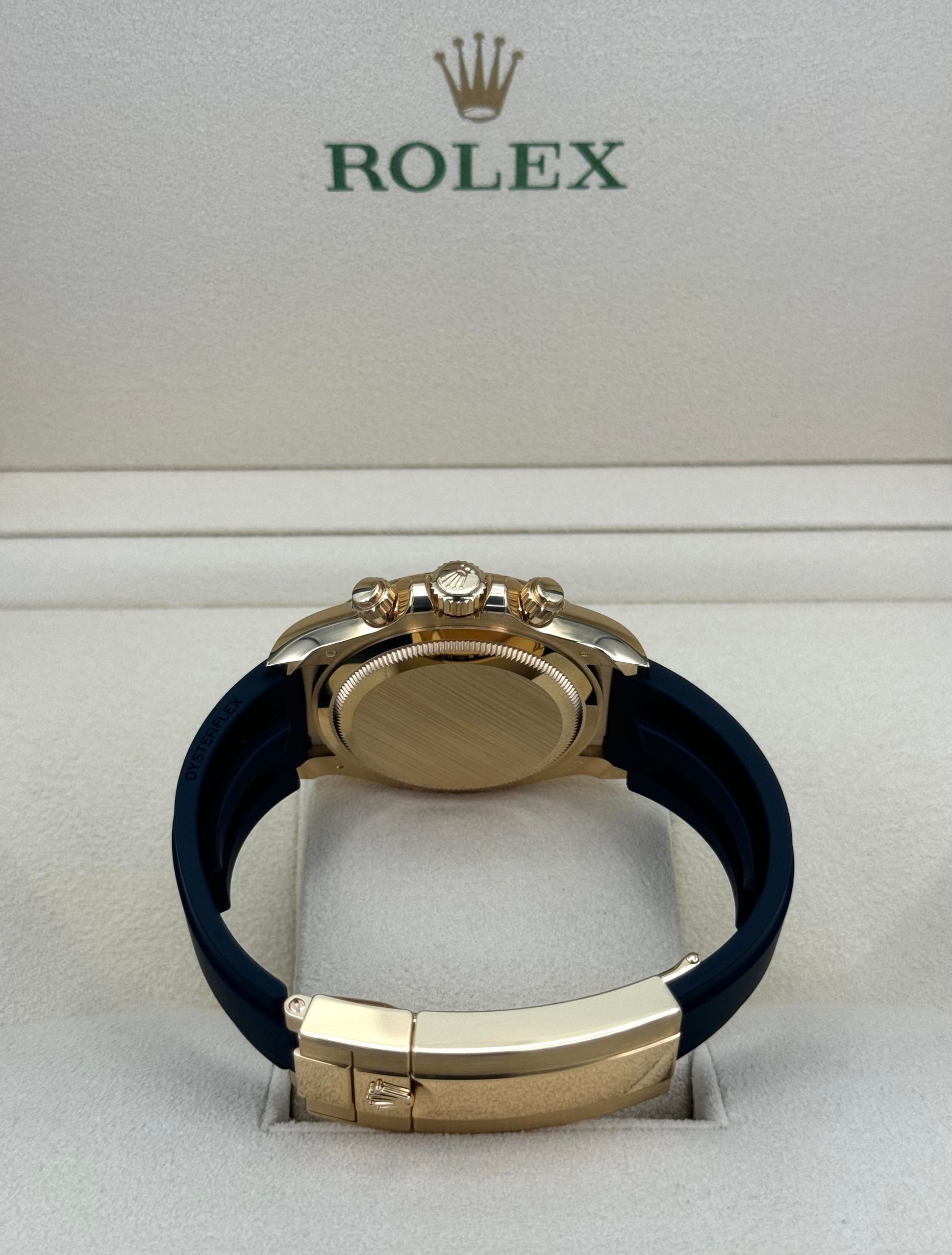 NEW 2024 Rolex Daytona 40mm 126518LN Yellow Gold Oysterflex Black Dial - Image 9