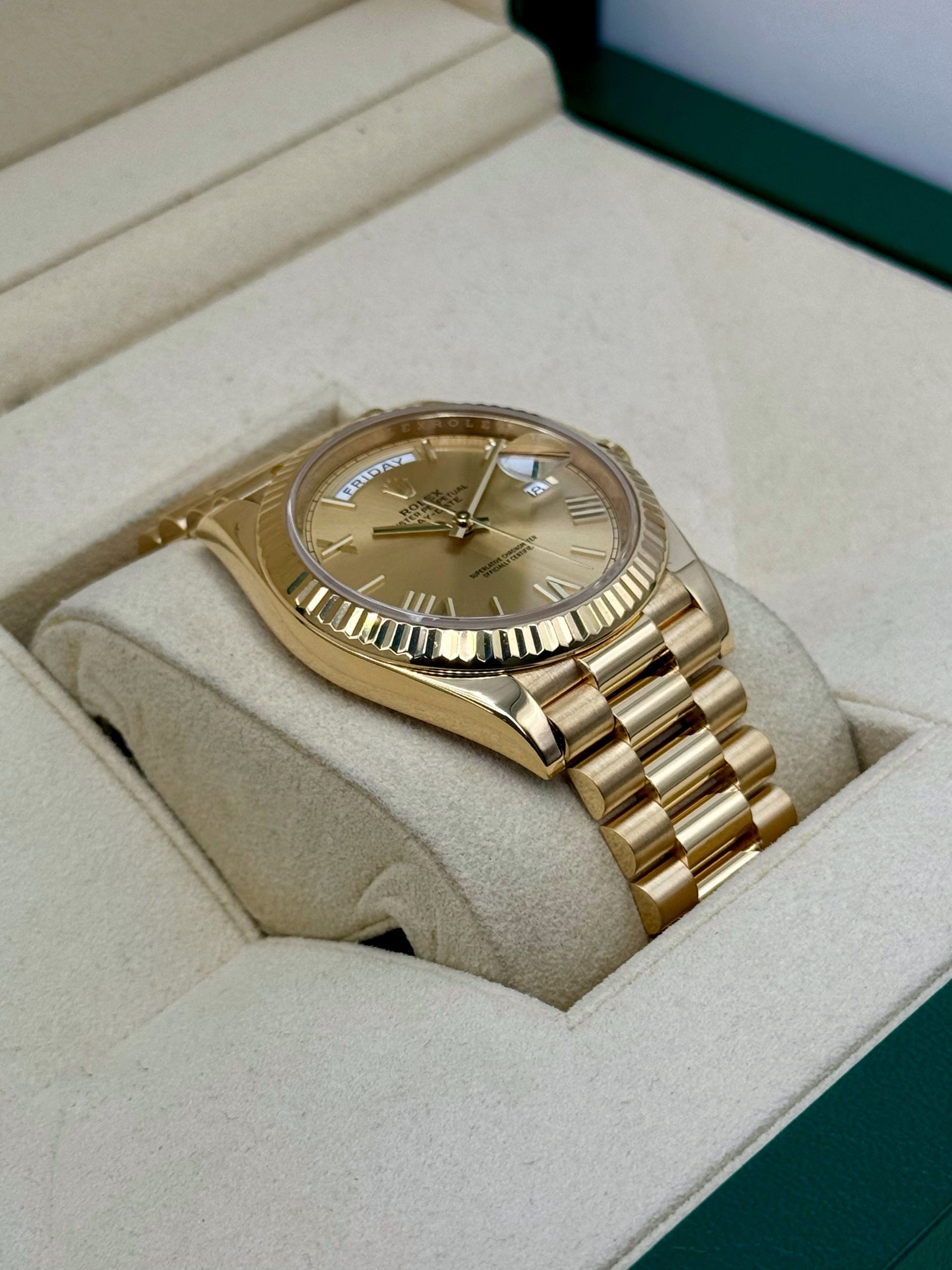 2021 Rolex Day-Date 40mm 228238 Presidential Champagne Dial - Image 6