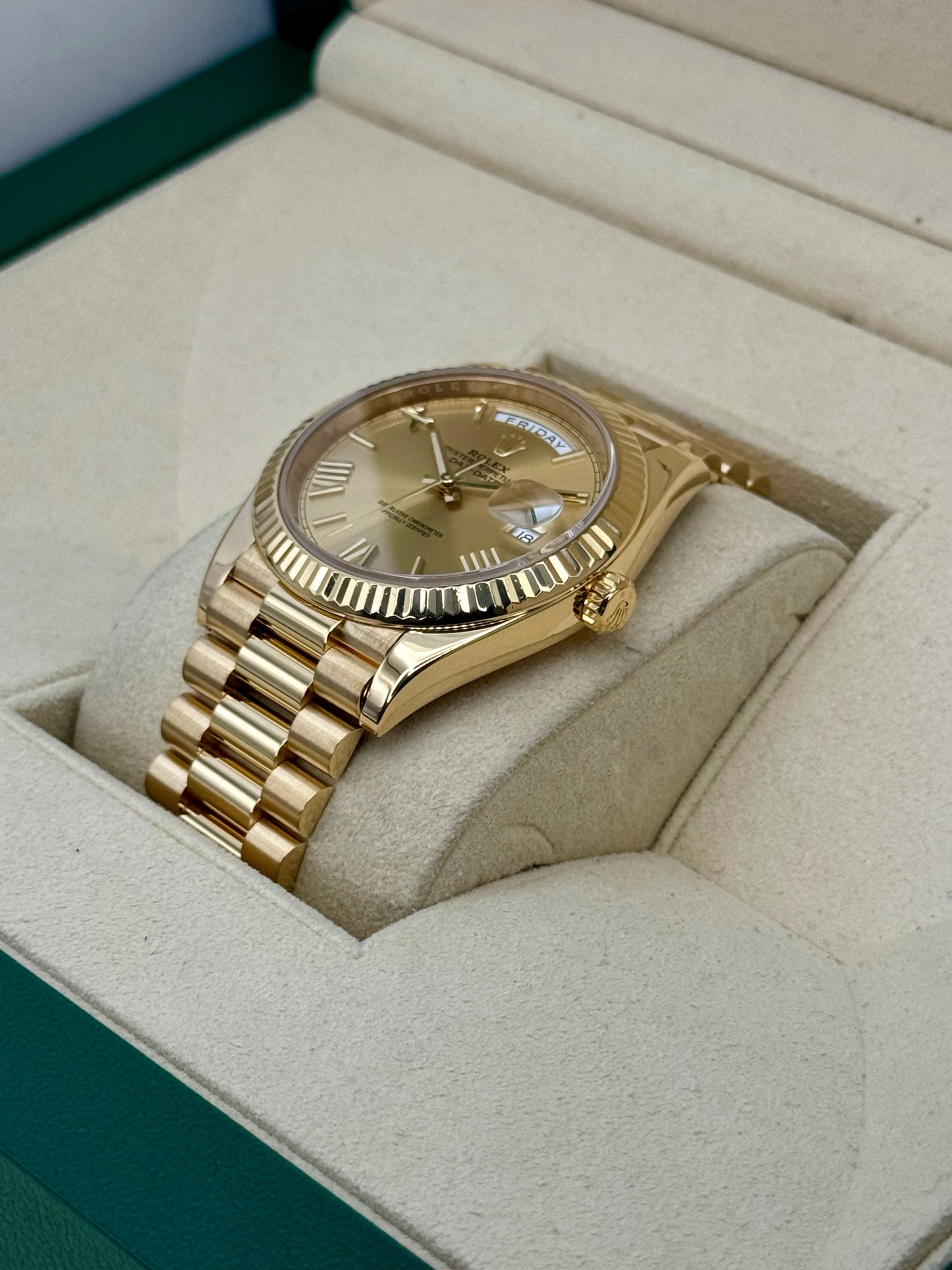 2021 Rolex Day-Date 40mm 228238 Presidential Champagne Dial - Image 5