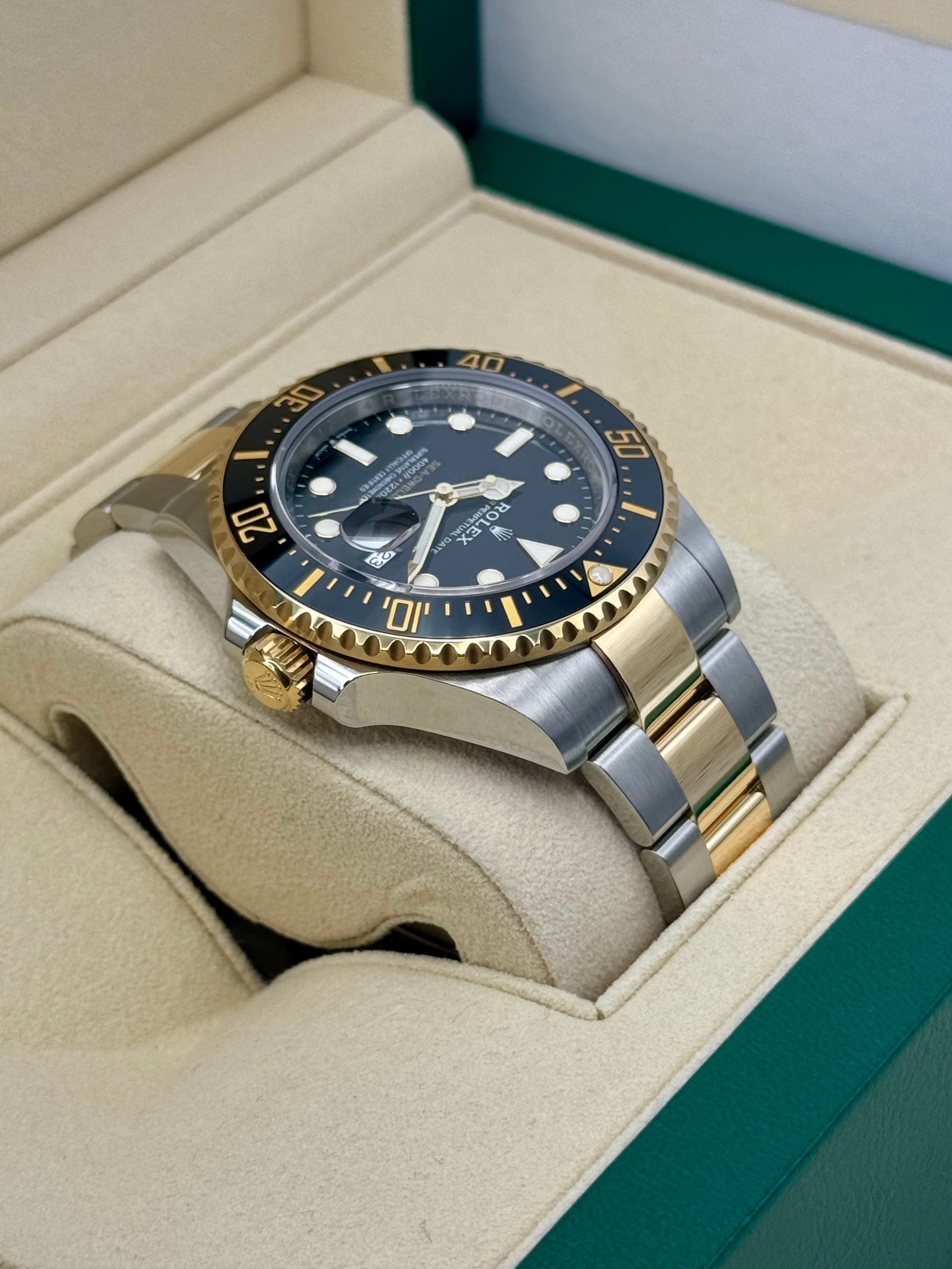 2022 Rolex Sea-Dweller 43mm 126603 Two-Tone Black Dial - Image 8