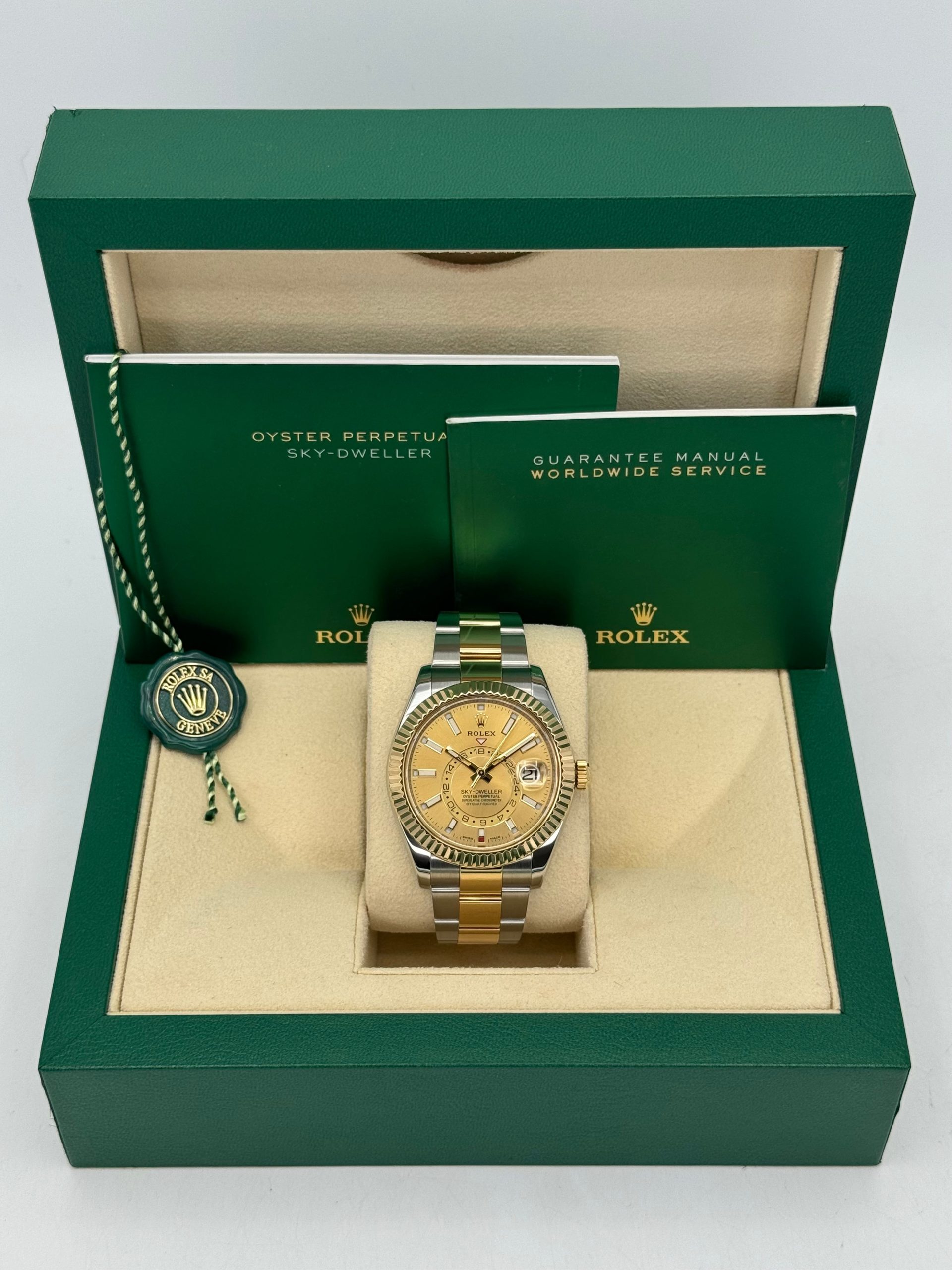 2017 Rolex Sky-Dweller 42mm 326933 Two-Tone Oyster Champagne Dial - Image 11