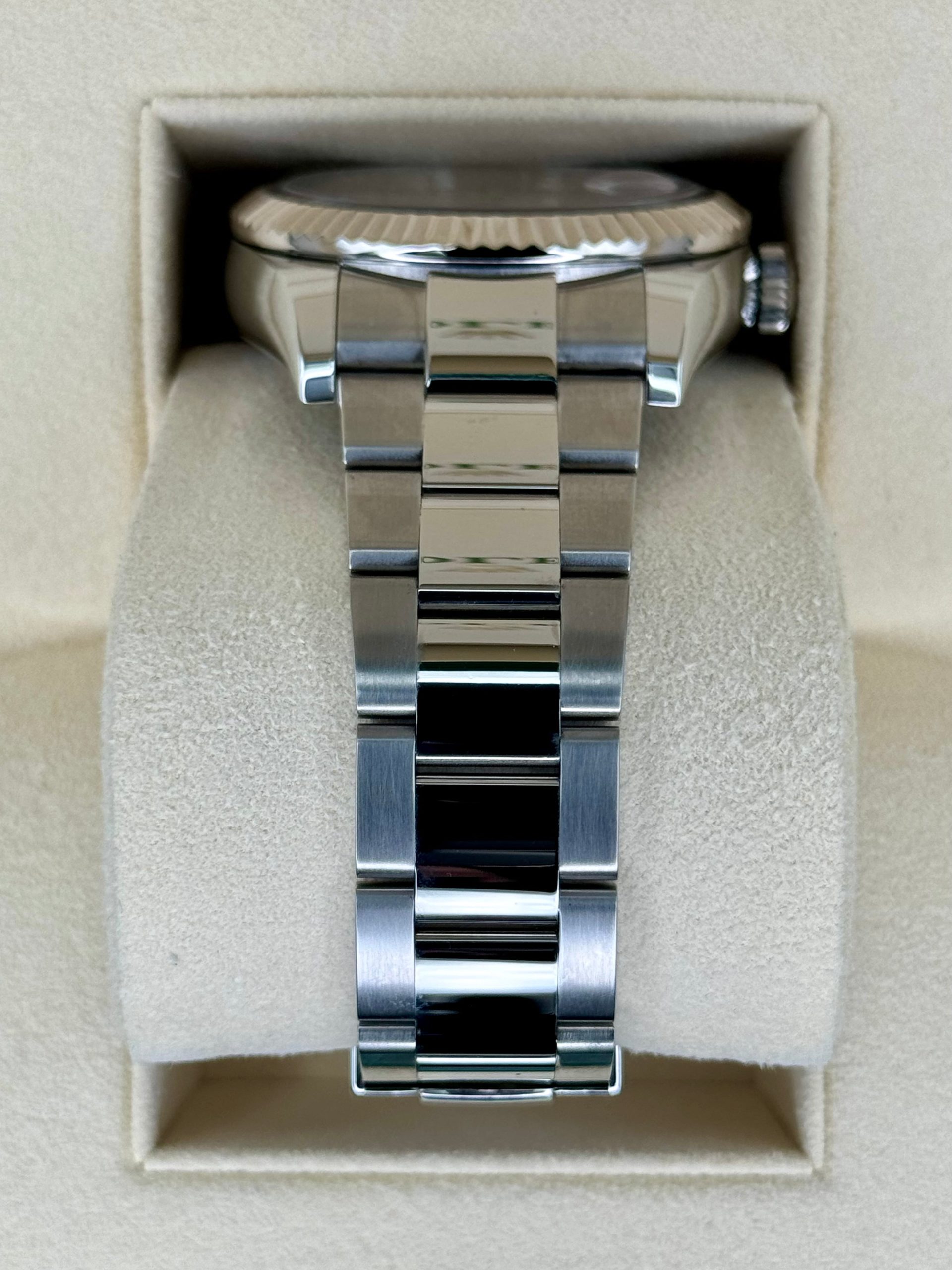 2023 Rolex Sky-Dweller 42mm 326934 Stainless Steel Oyster White Dial - Image 3