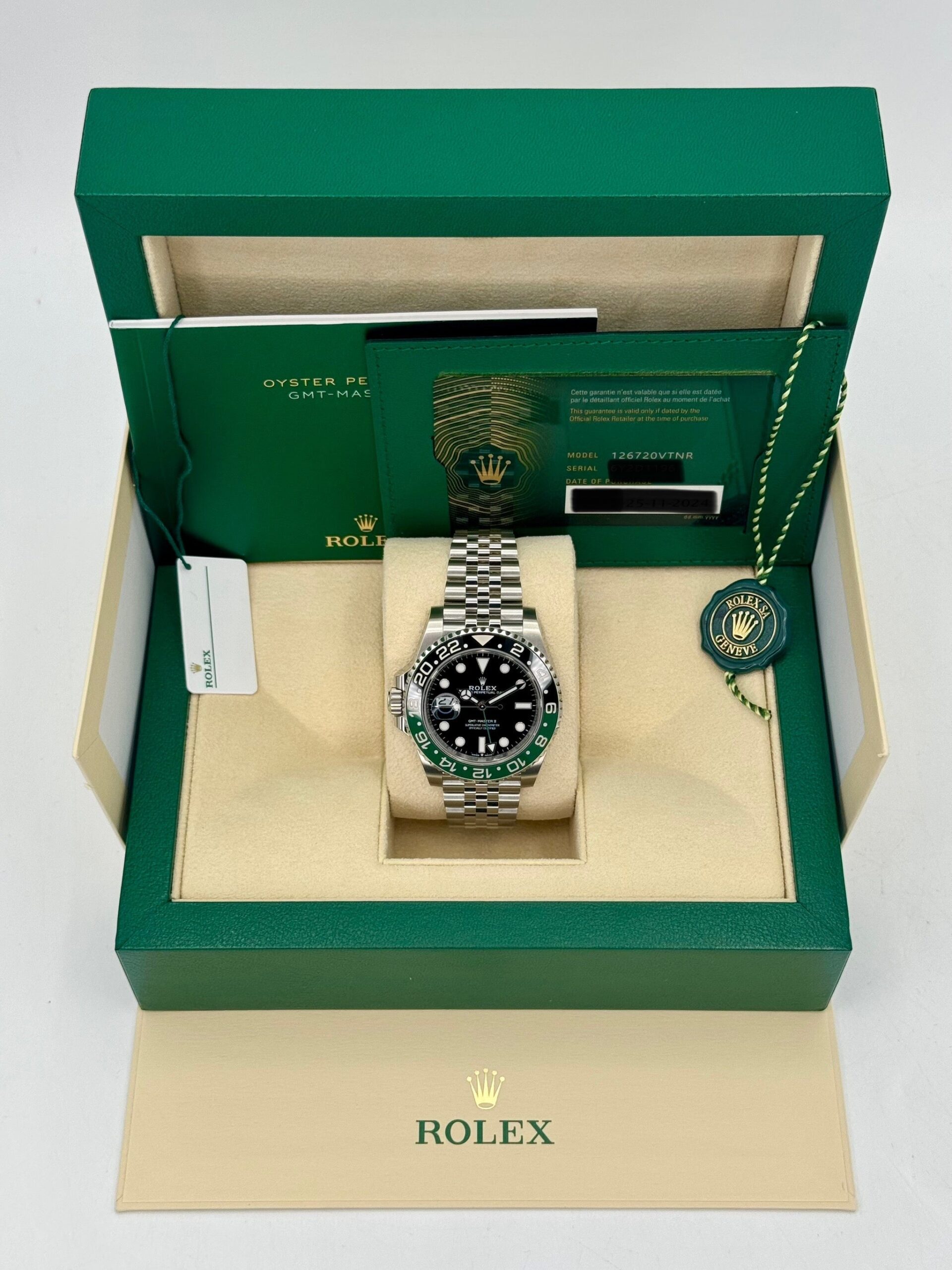 NEW 2024 Rolex GMT-Master II "Sprite" 40mm 126720VTNR Jubilee - Image 9