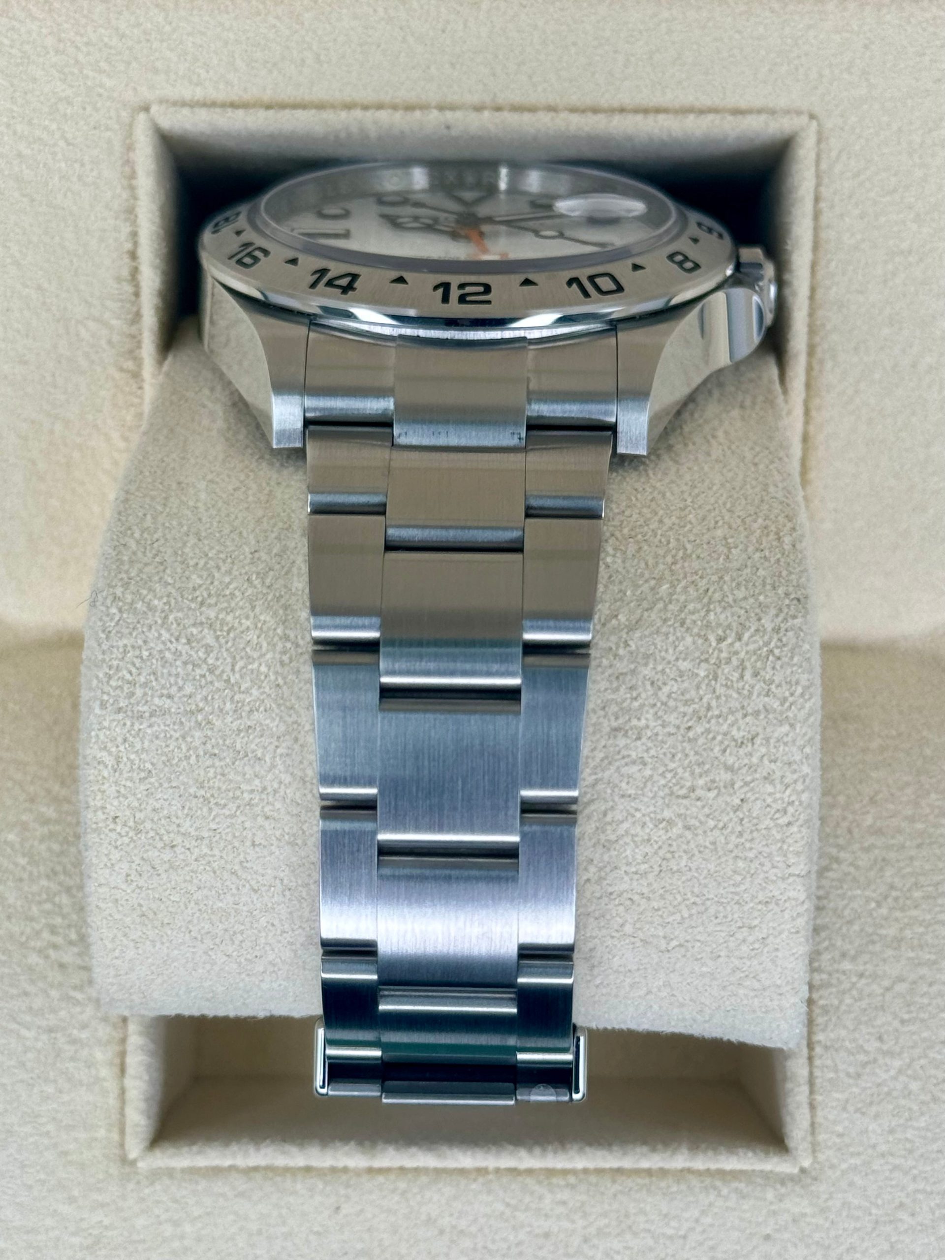 2024 Rolex Explorer II 42mm 226570 Stainless Steel Polar White Dial - Image 3