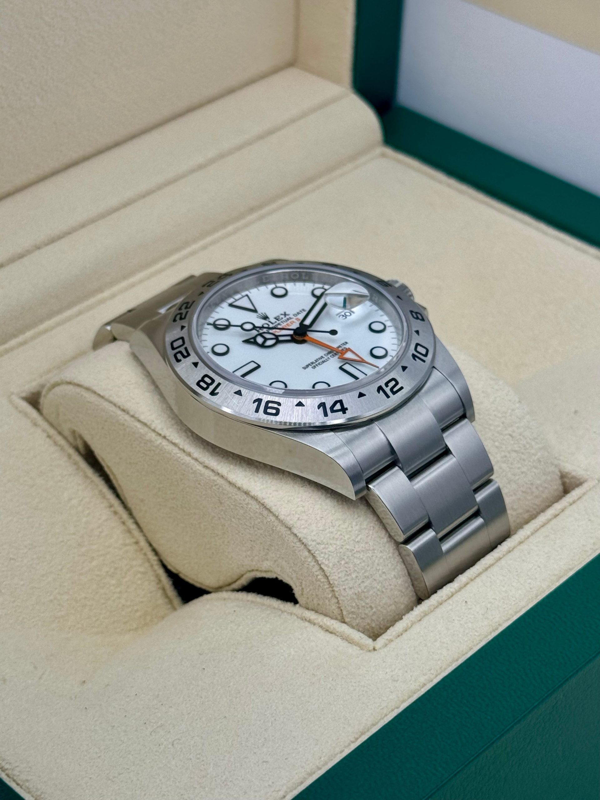 2024 Rolex Explorer II 42mm 226570 Stainless Steel Polar White Dial - Image 6