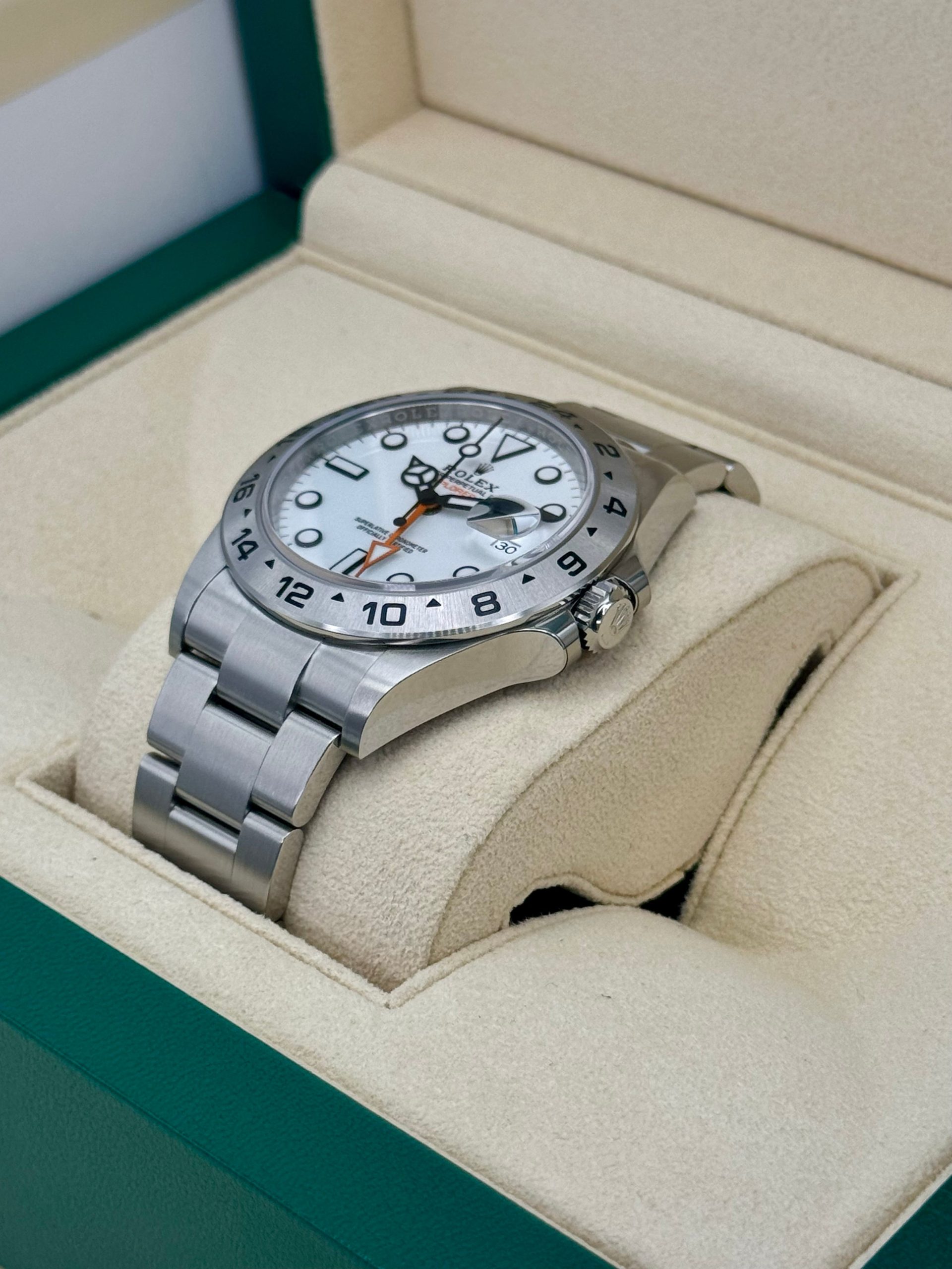 2024 Rolex Explorer II 42mm 226570 Stainless Steel Polar White Dial - Image 5