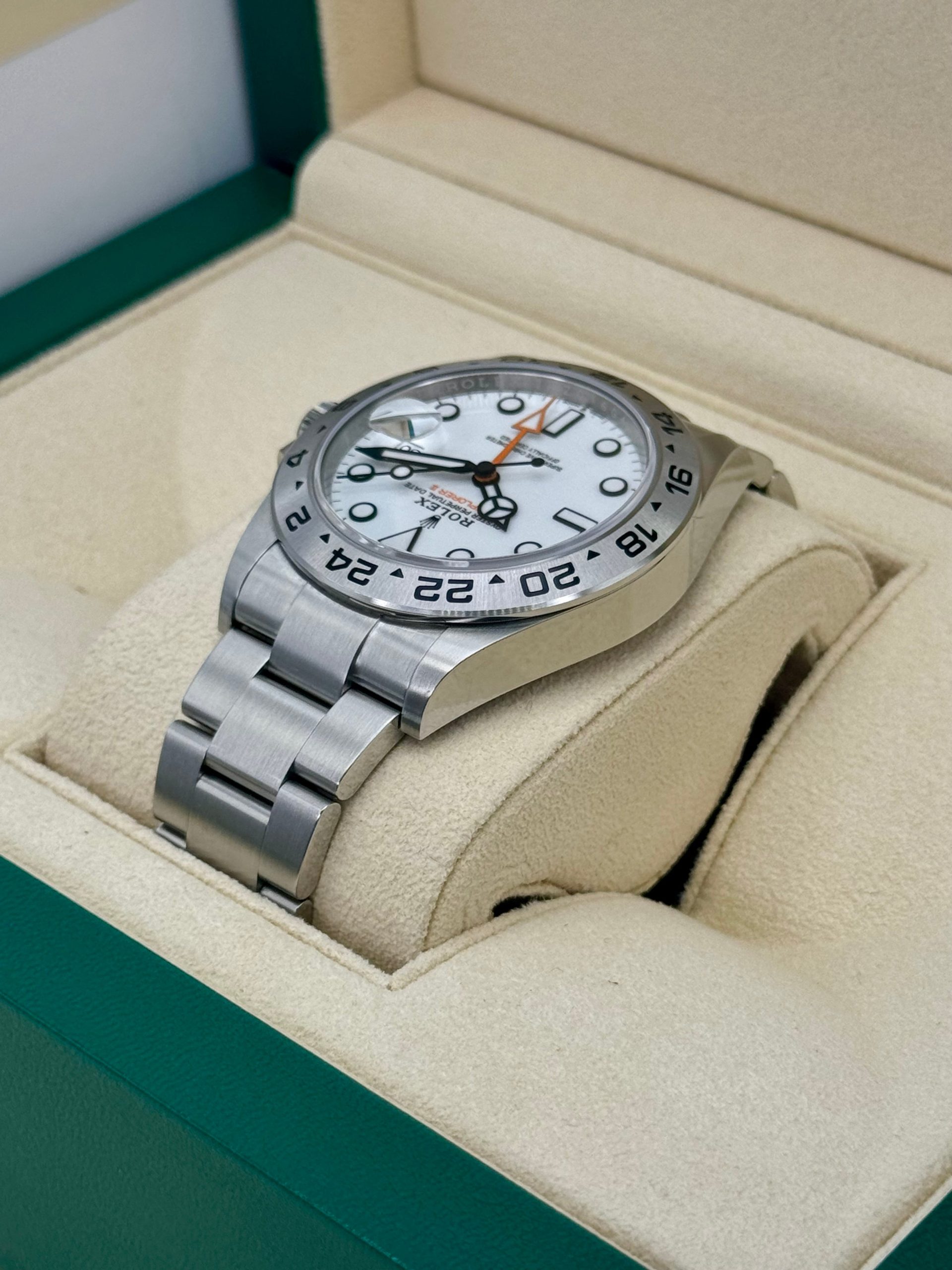 2024 Rolex Explorer II 42mm 226570 Stainless Steel Polar White Dial - Image 7