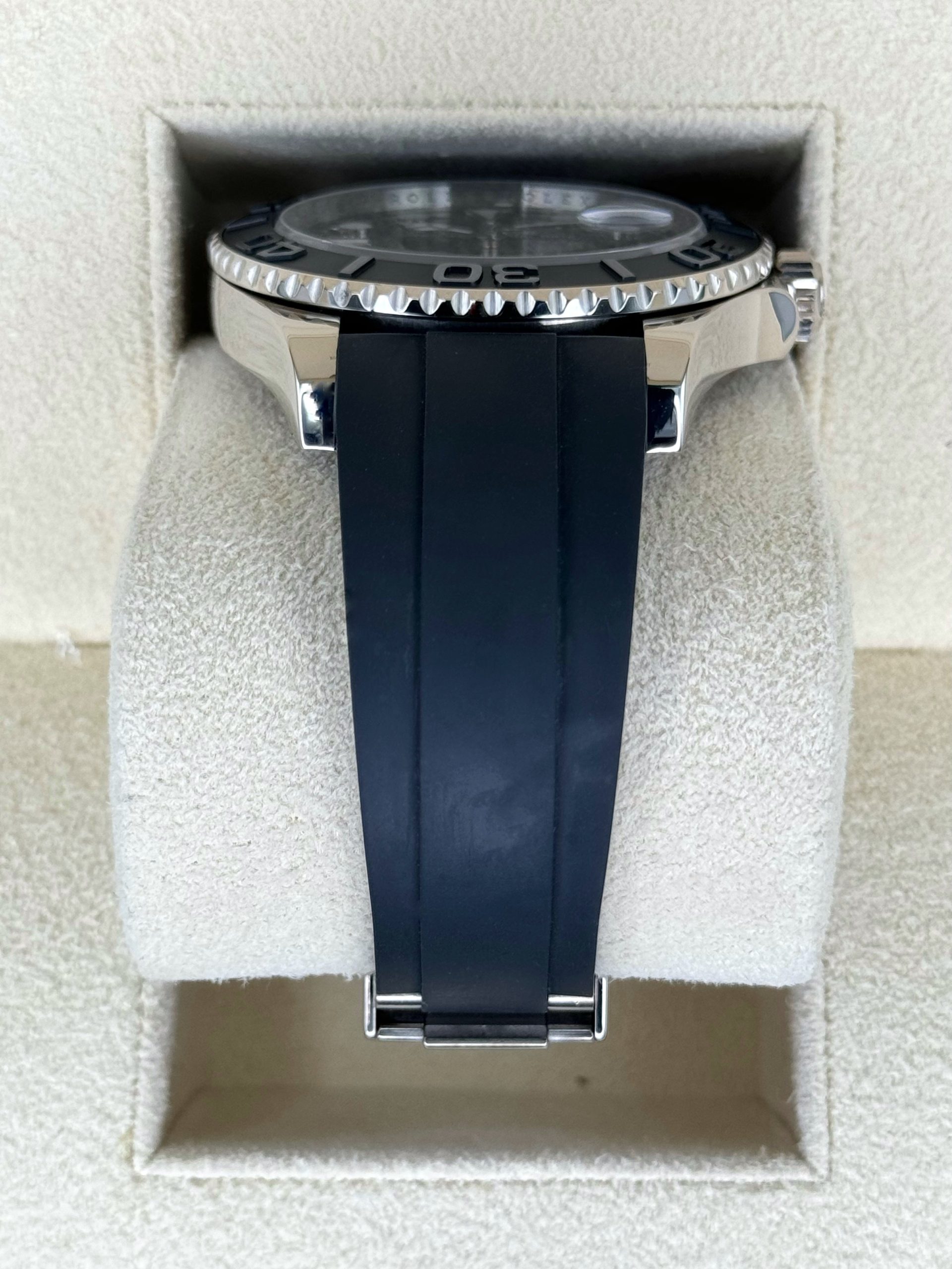 2023 Rolex Yacht-Master 42mm 226659 White Gold Oysterflex Black Dial - Image 3