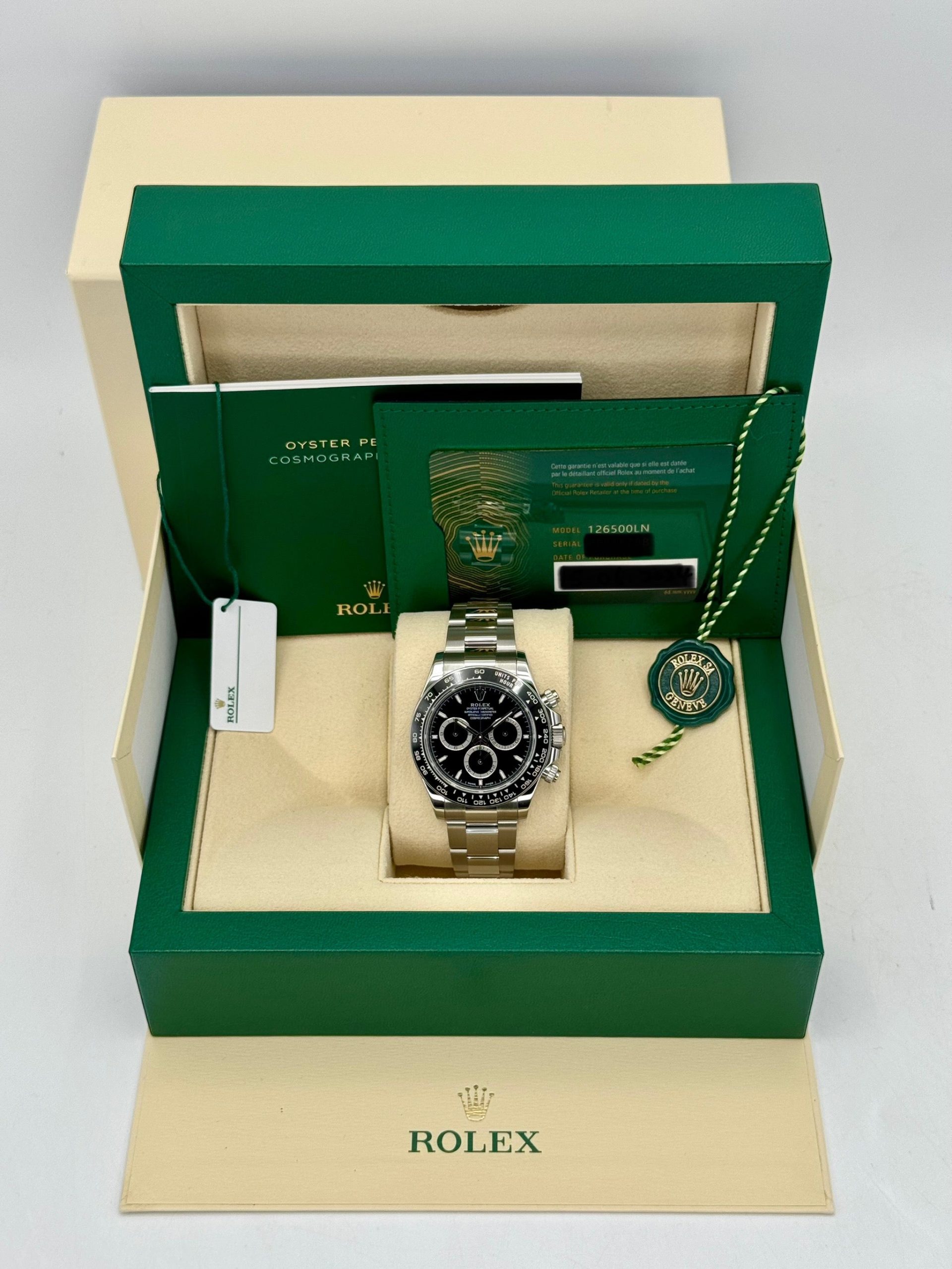 2024 Rolex Daytona 40mm 126500LN Stainless Steel Black Dial - Image 12