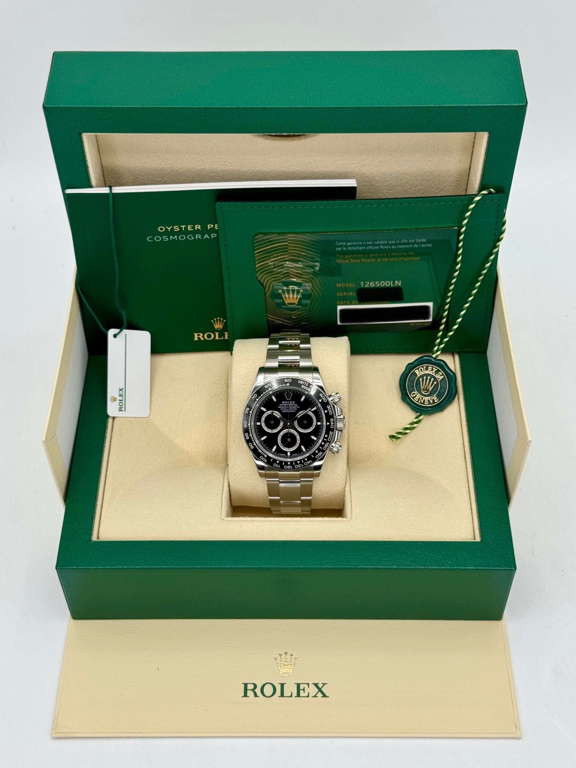 2024 Rolex Daytona 40mm 126500LN Stainless Steel Black Dial - Image 11