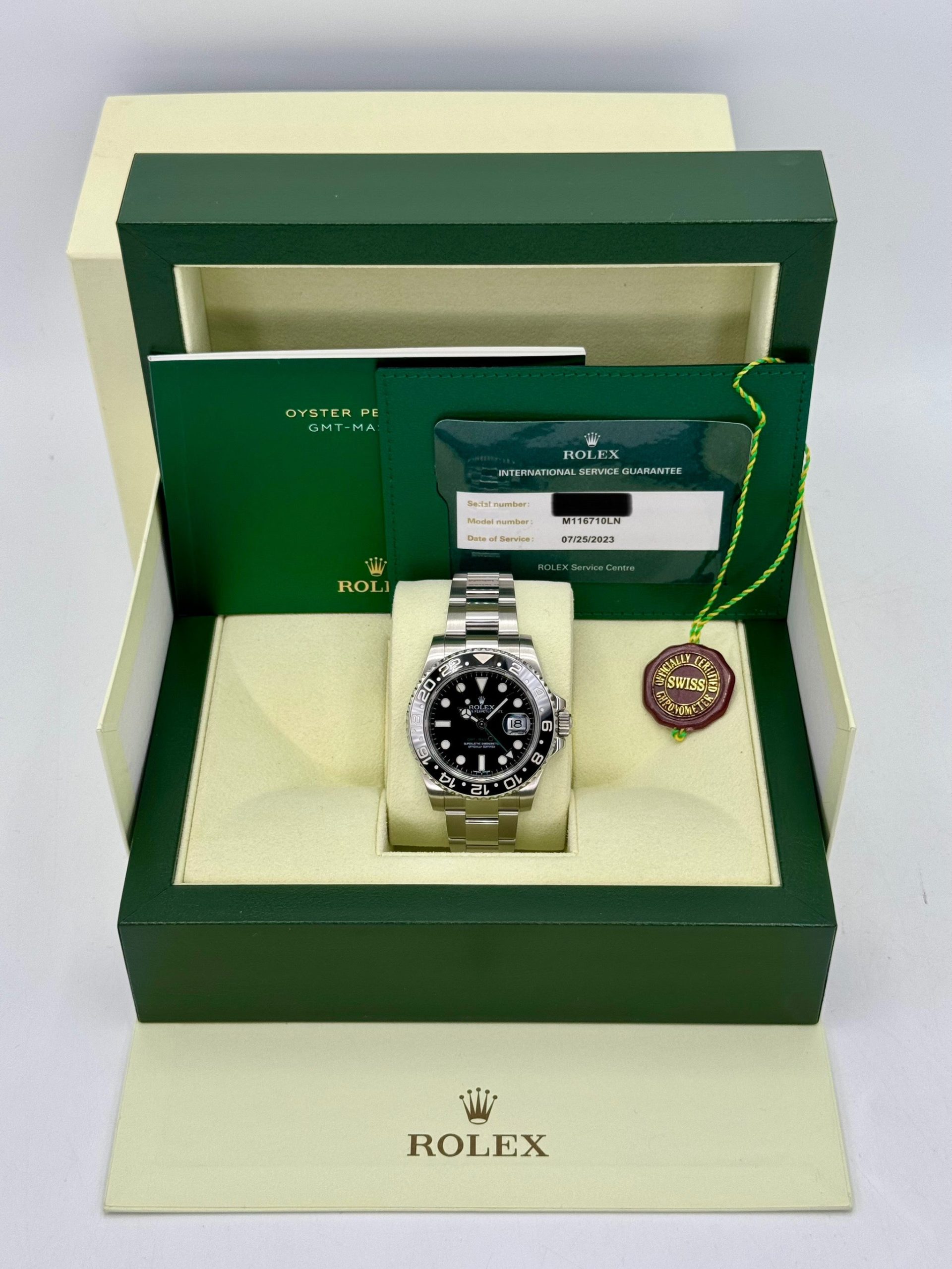Rolex GMT-Master II 40mm 116710LN Stainless Steel Black Dial - Image 12