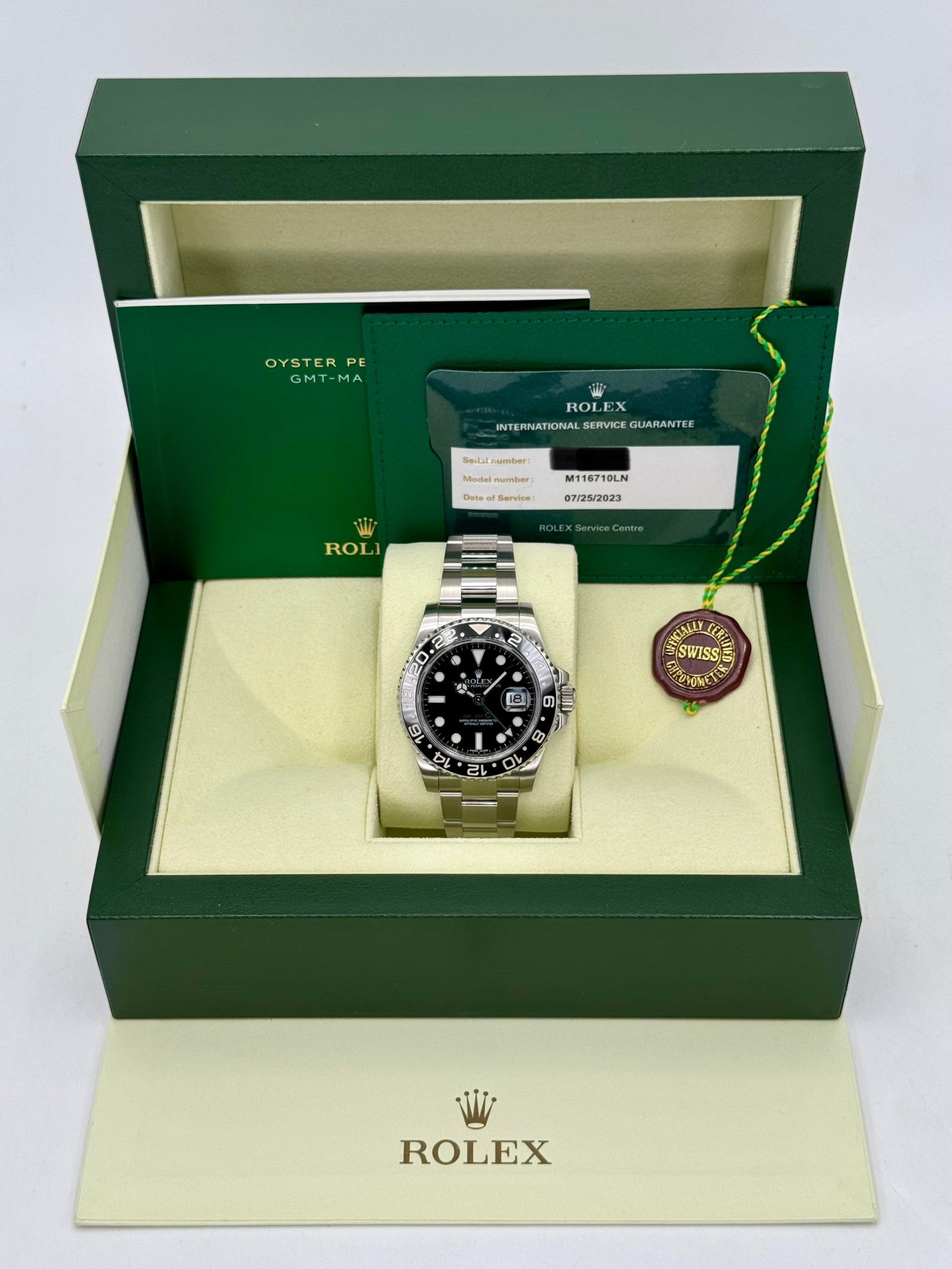 Rolex GMT-Master II 40mm 116710LN Stainless Steel Black Dial - Image 11