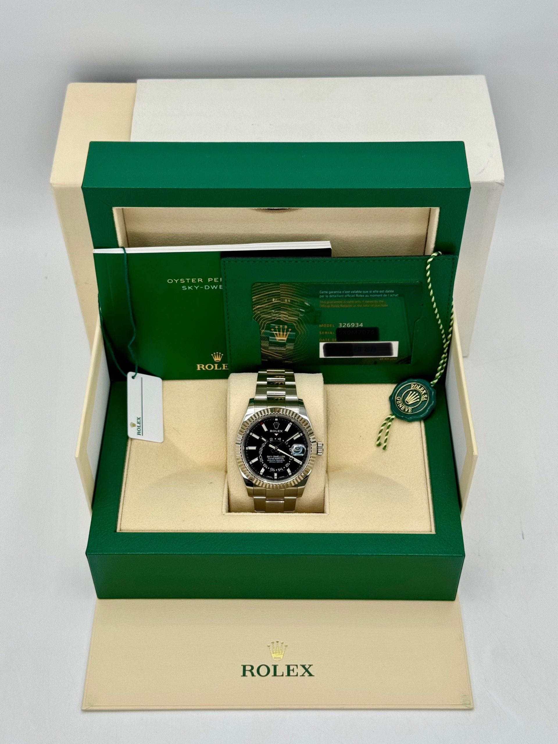 2023 Rolex Sky-Dweller 42mm 326934 Oyster Black Dial - Image 12