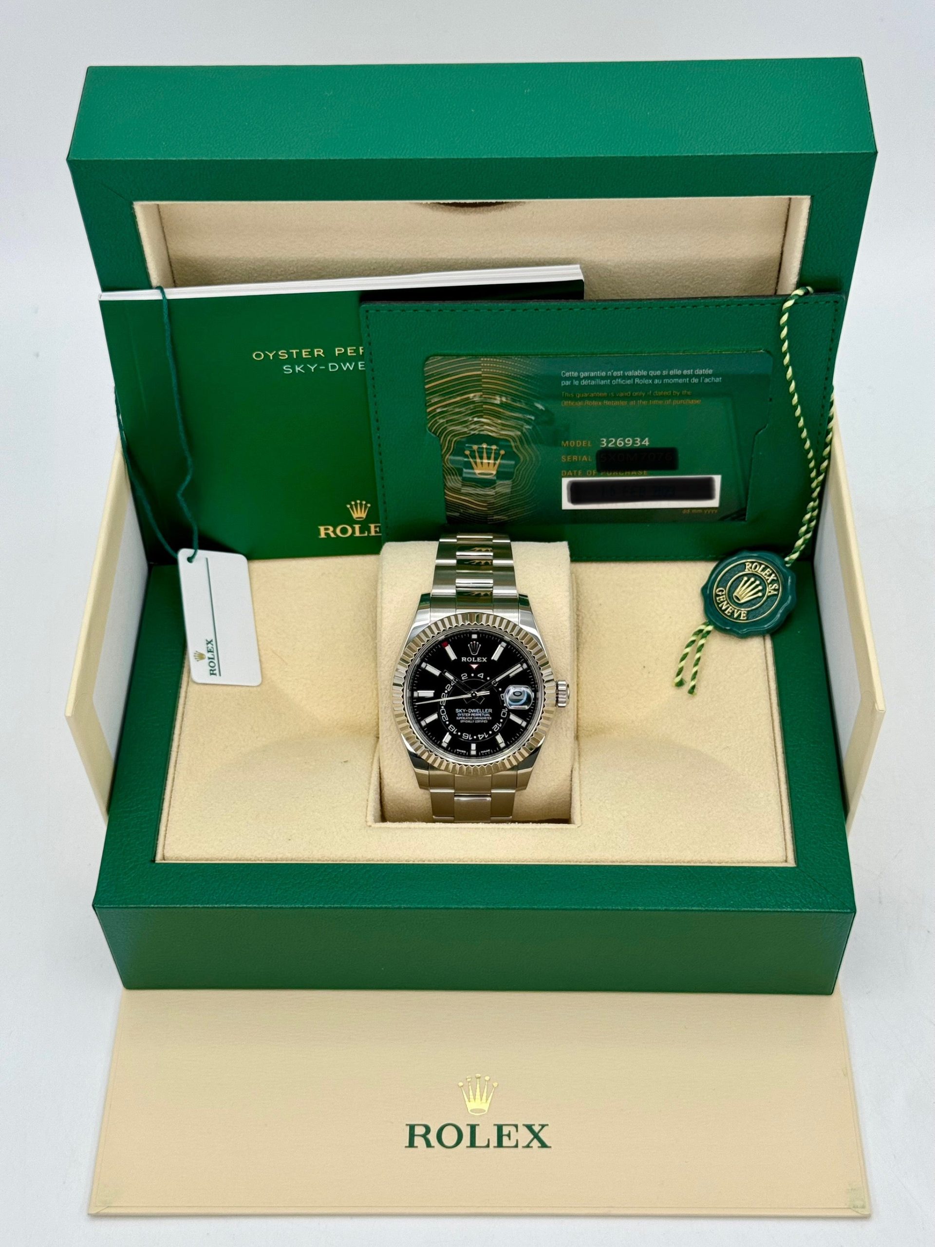 2023 Rolex Sky-Dweller 42mm 326934 Oyster Black Dial - Image 11