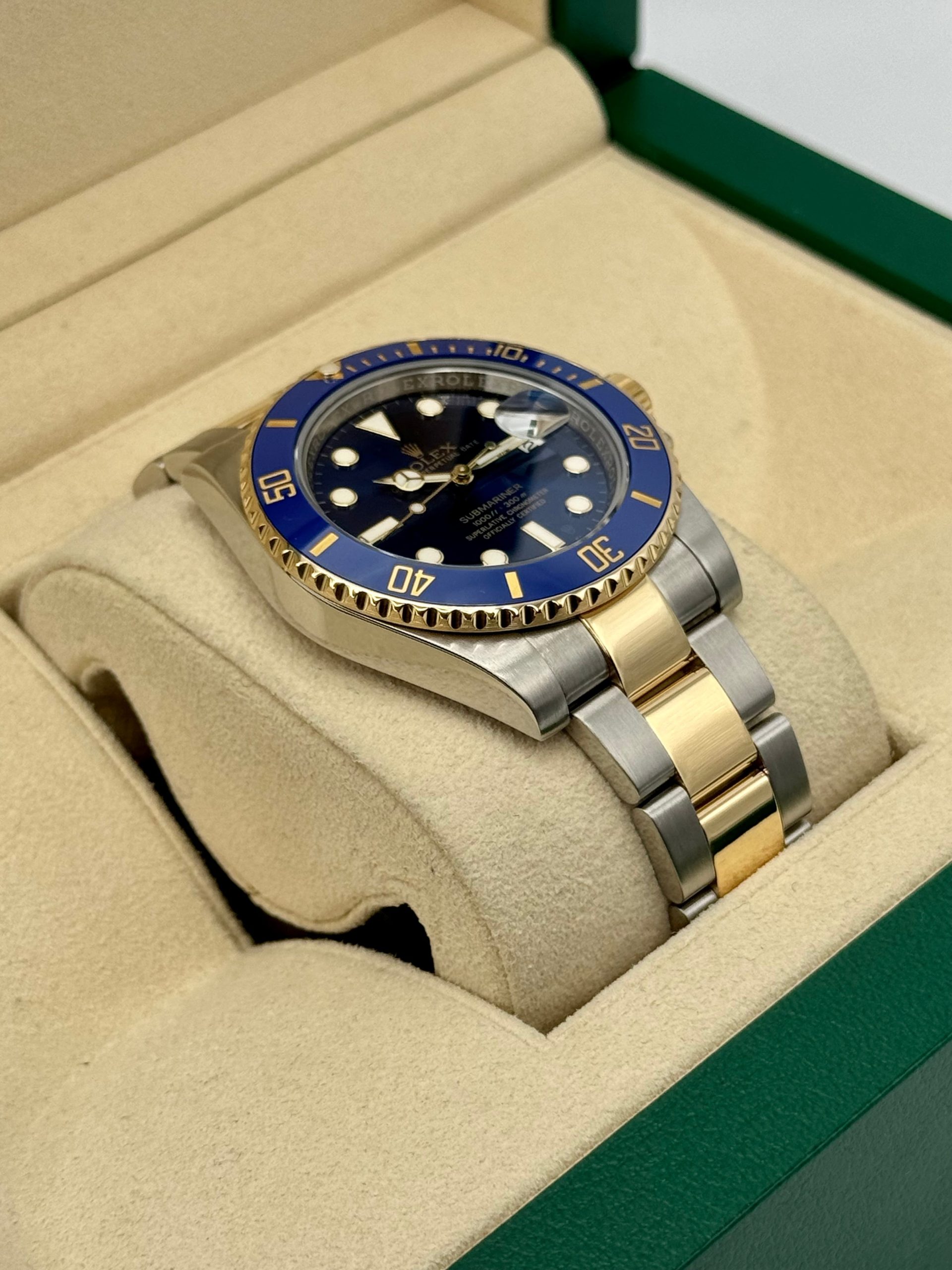 2016 Rolex Submariner "Bluesy" 40mm 116613LB Two-Tone Blue Dial - Image 6