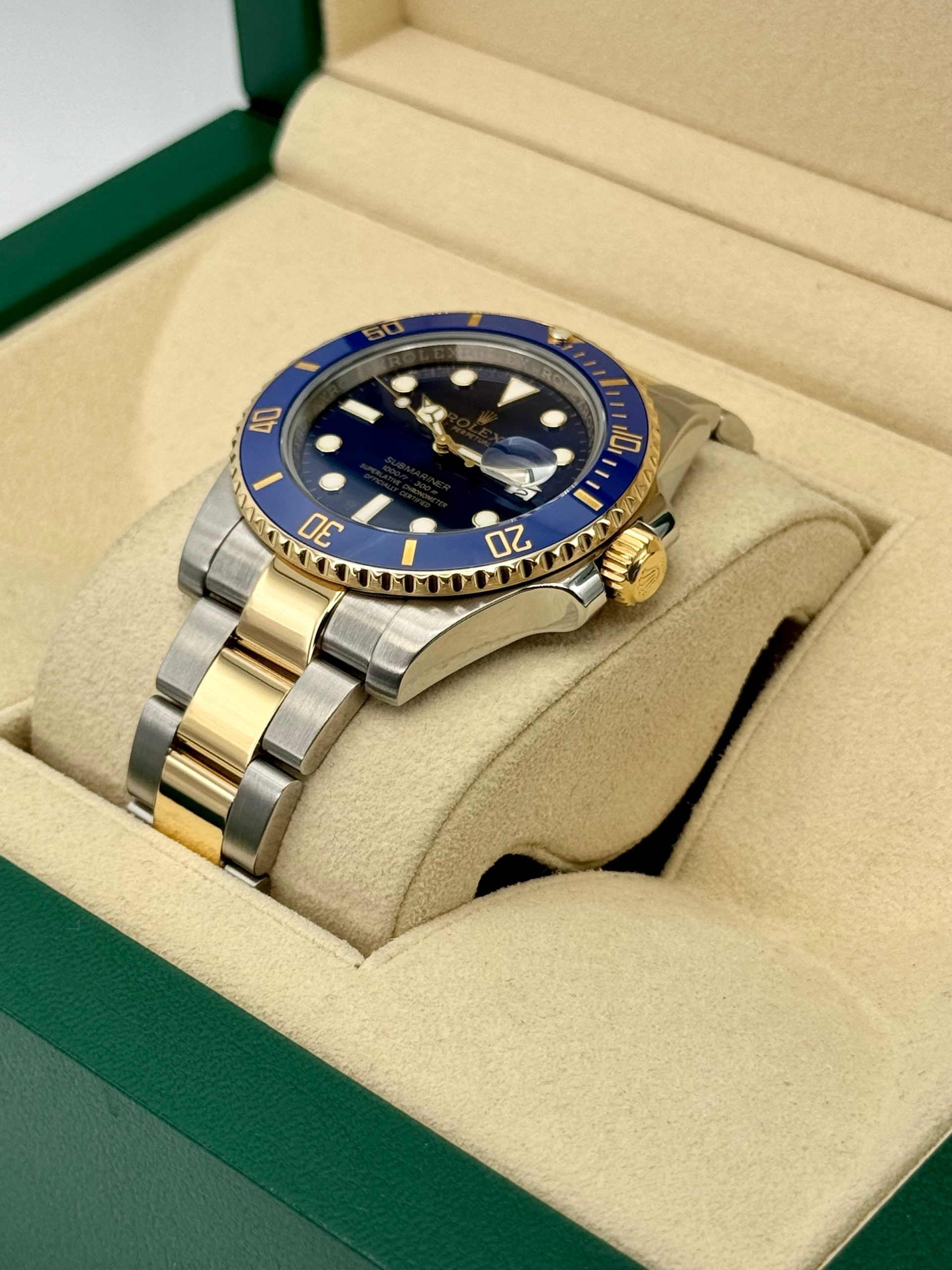 2016 Rolex Submariner "Bluesy" 40mm 116613LB Two-Tone Blue Dial - Image 5