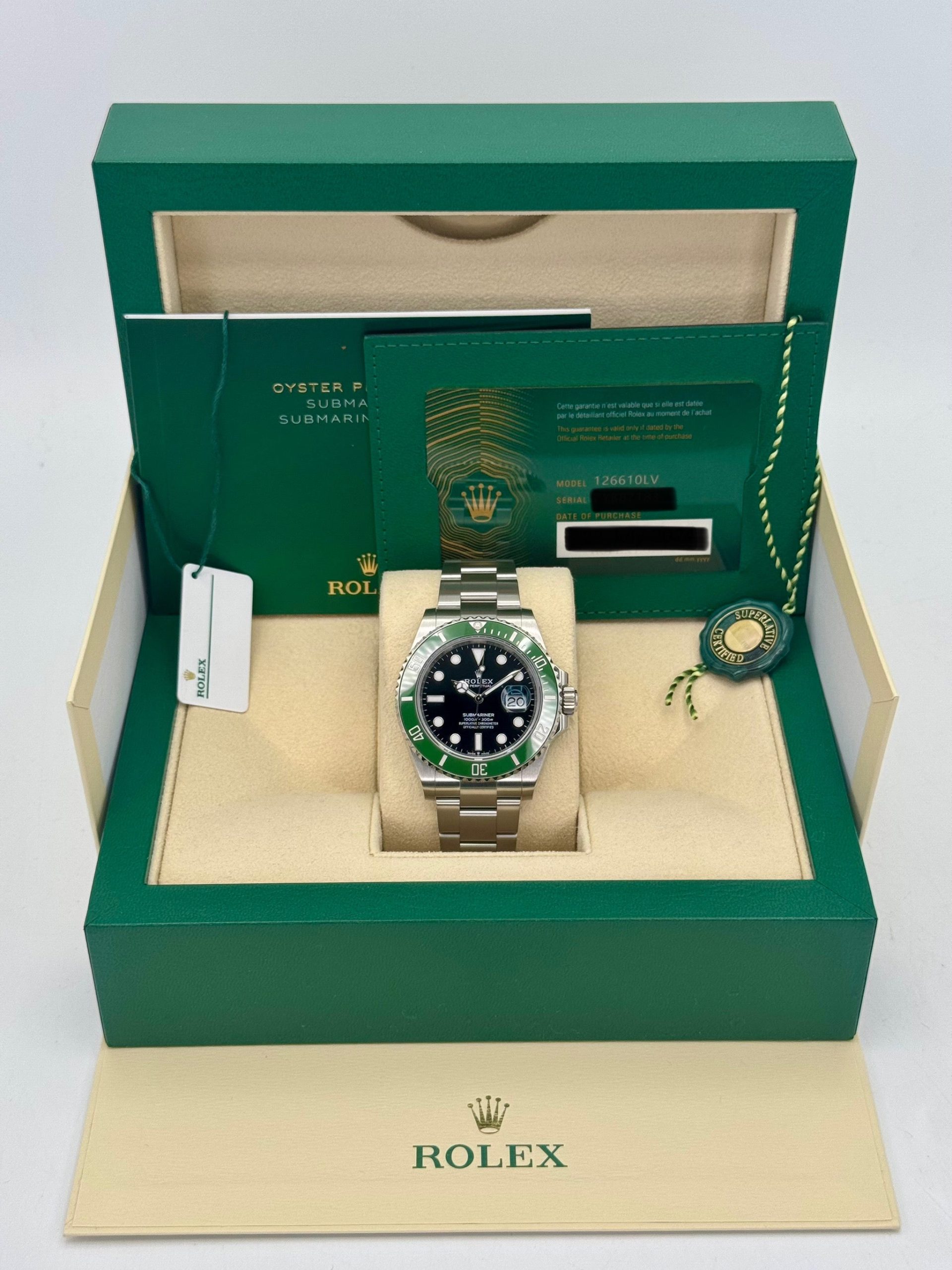 NEW 2024 Rolex Submariner "Starbucks" 41mm 126610LV Black Dial - Image 9