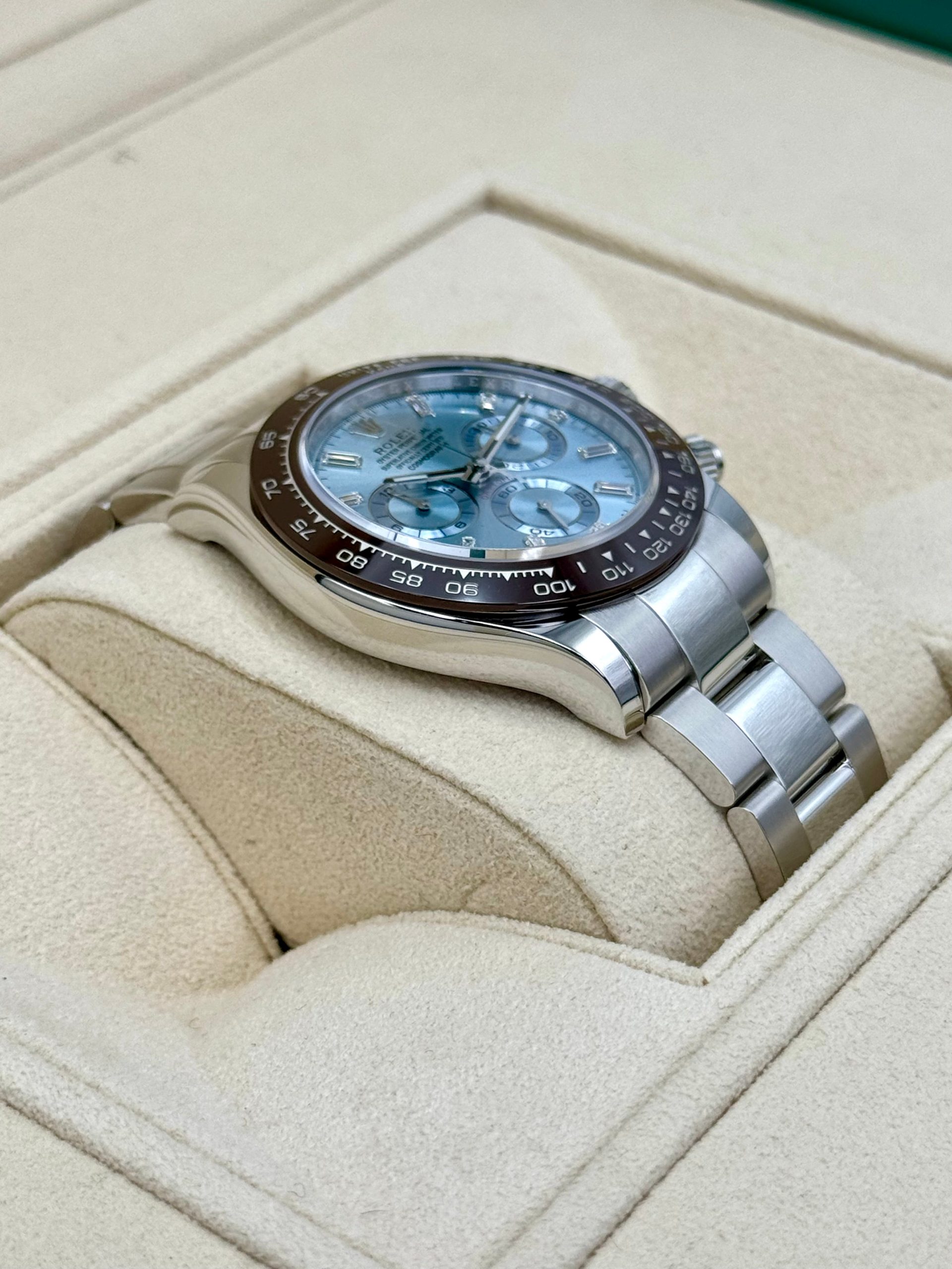 2023 Rolex Daytona 40mm 116506 Platinum Ice Blue Diamond Dial - Image 5