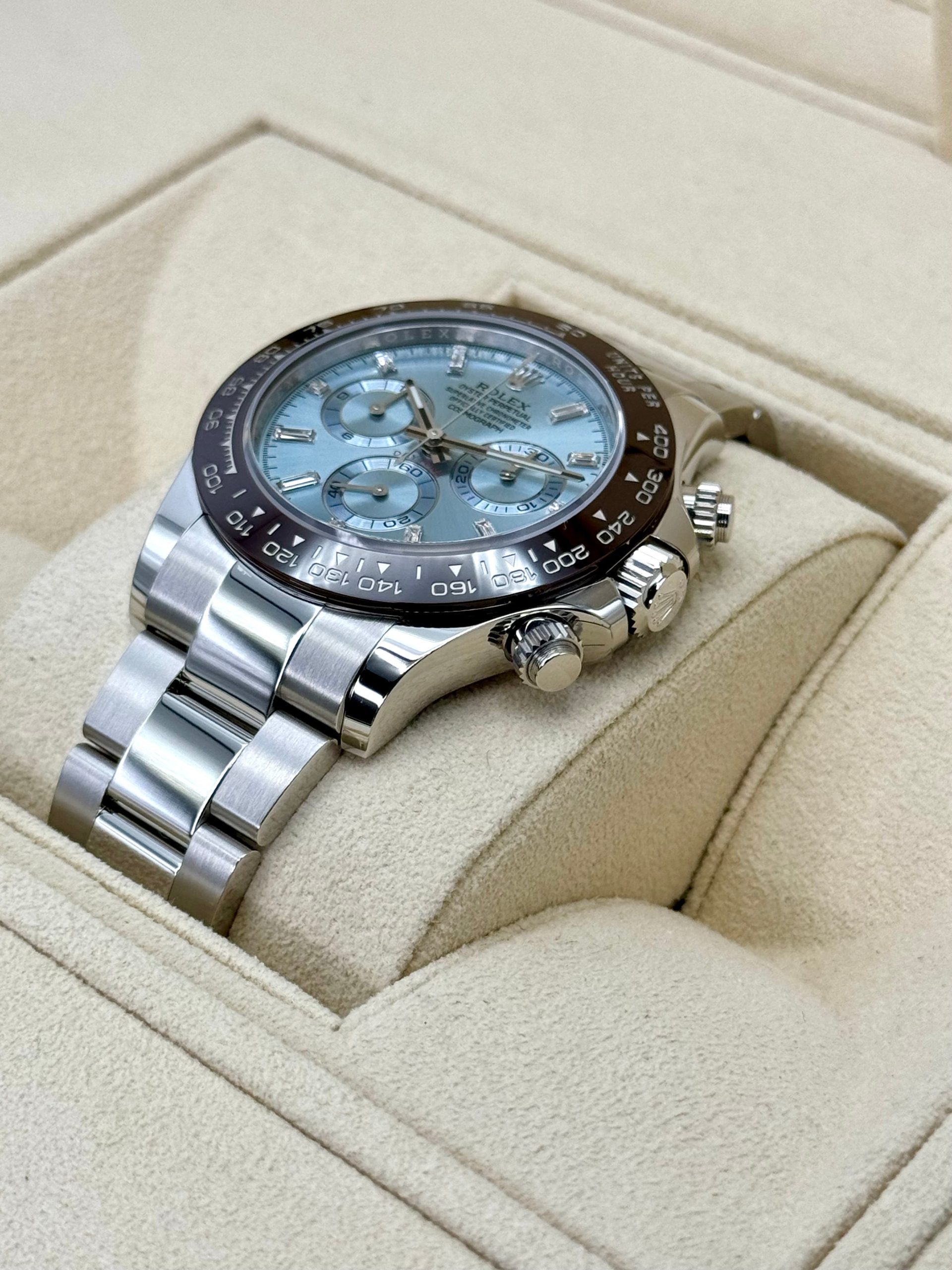2023 Rolex Daytona 40mm 116506 Platinum Ice Blue Diamond Dial - Image 6