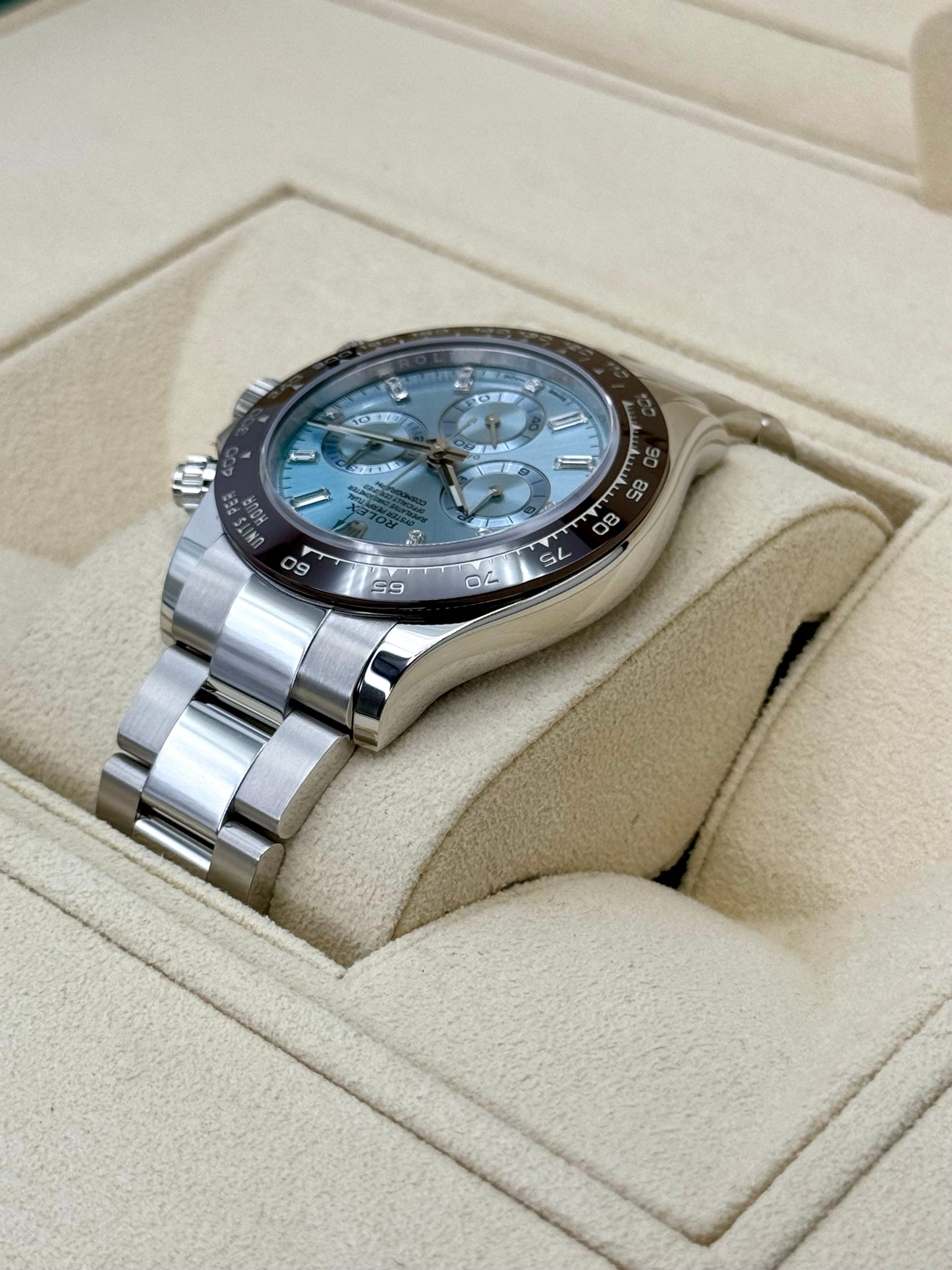 2023 Rolex Daytona 40mm 116506 Platinum Ice Blue Diamond Dial - Image 7