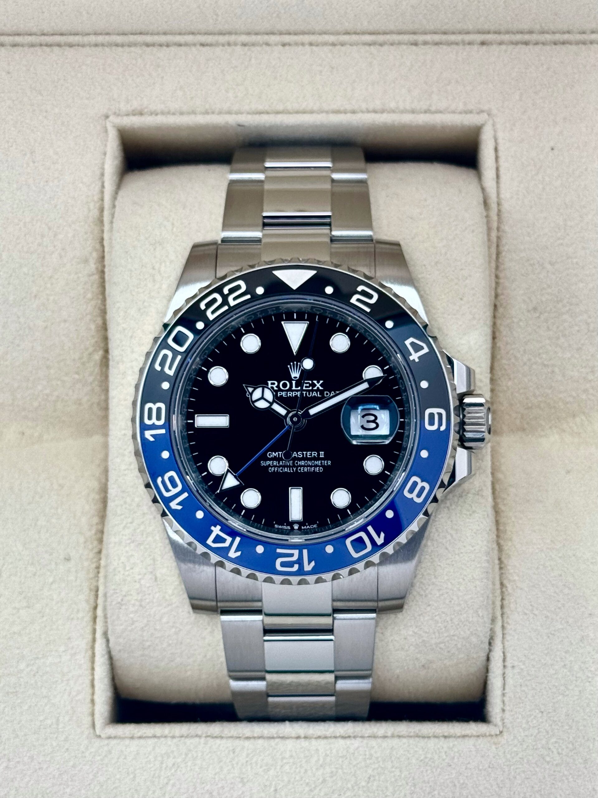 2023 Rolex GMT-Master II "Batman" 40mm 126710BLNR Oyster