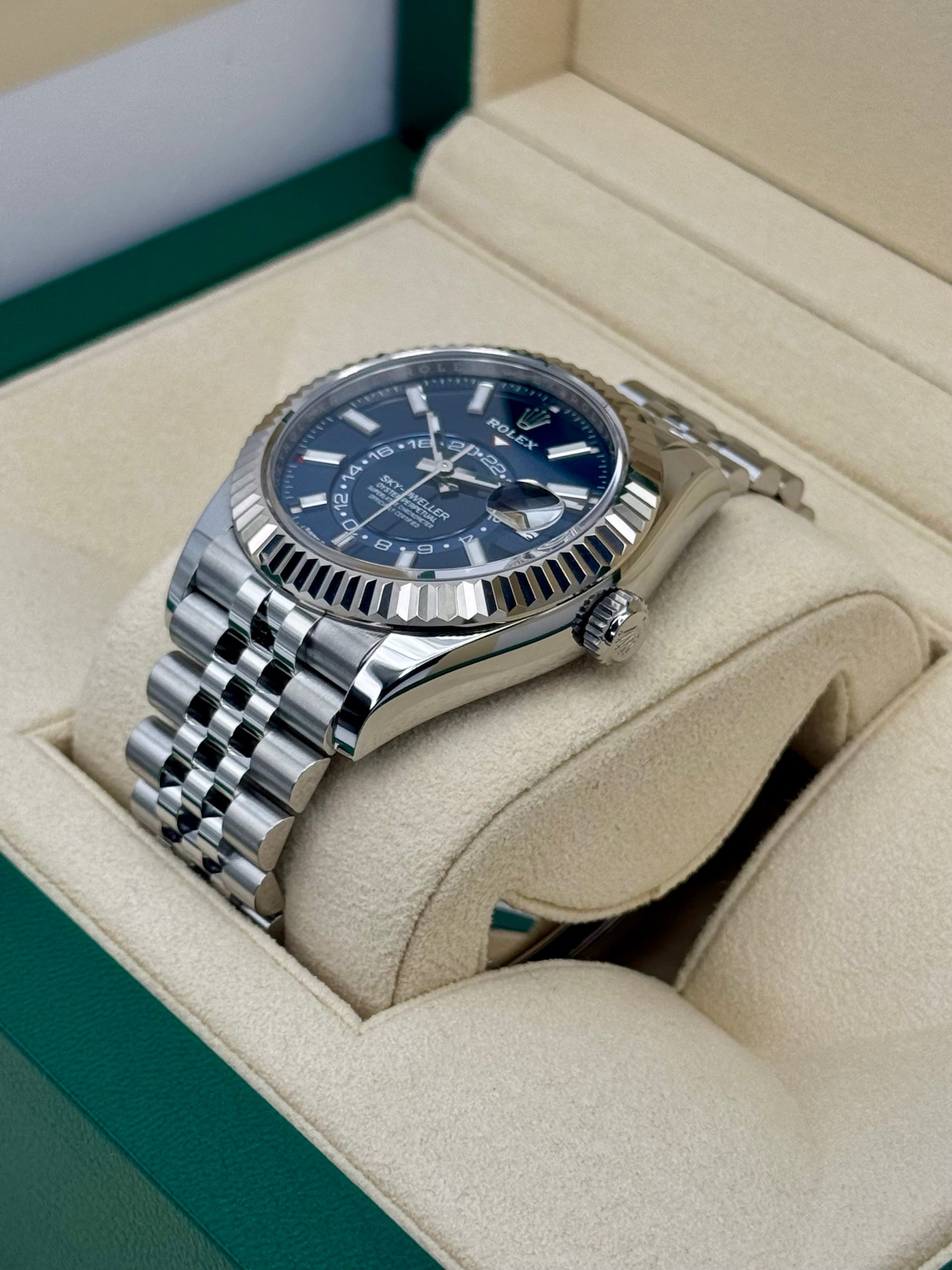 NEW 2025 Rolex Sky-Dweller 42mm 336934 Jubilee Blue Dial - Image 5