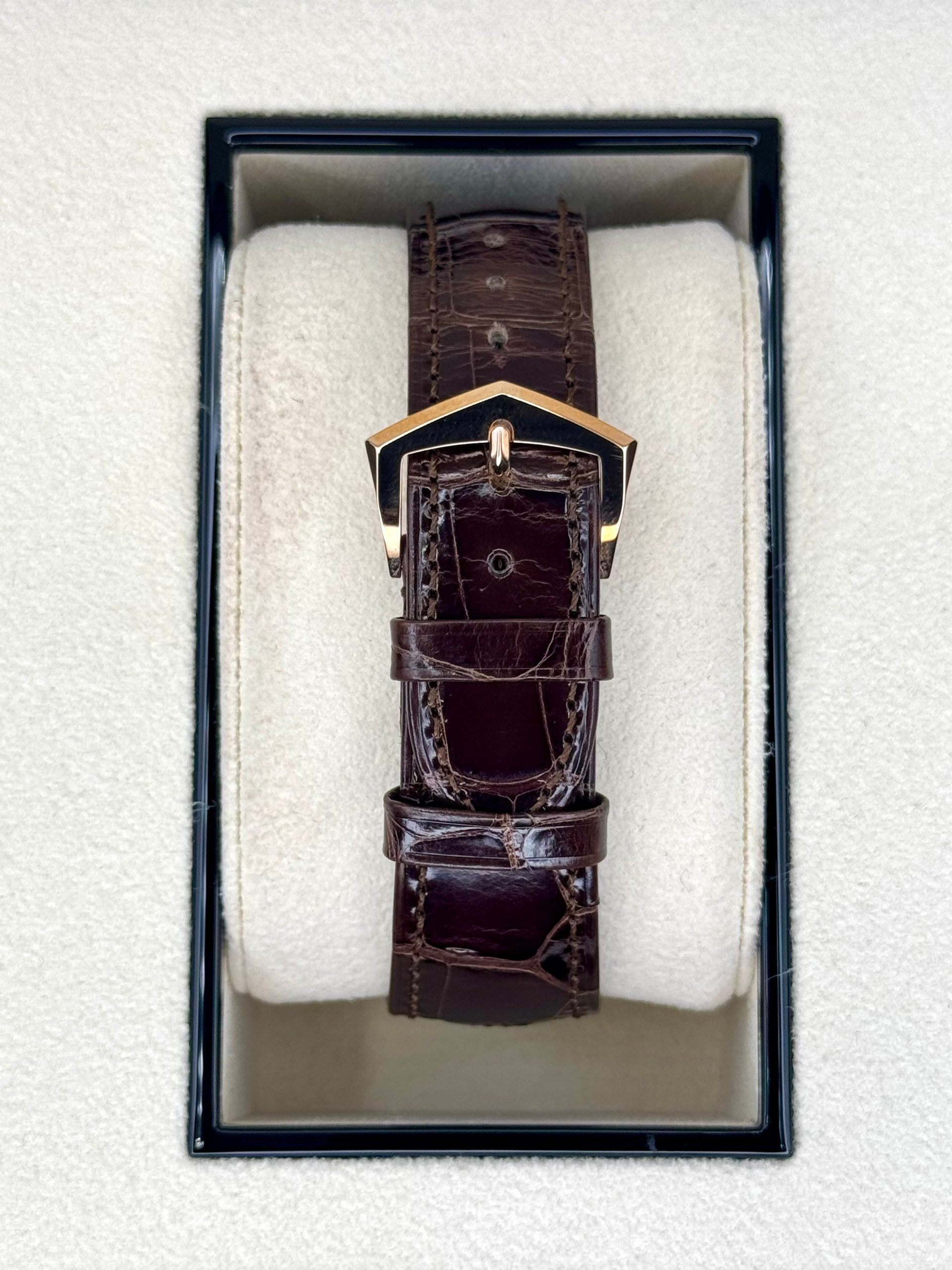 Patek Philippe Calatrava 40mm 6119R Rose Gold White Dial - Image 2